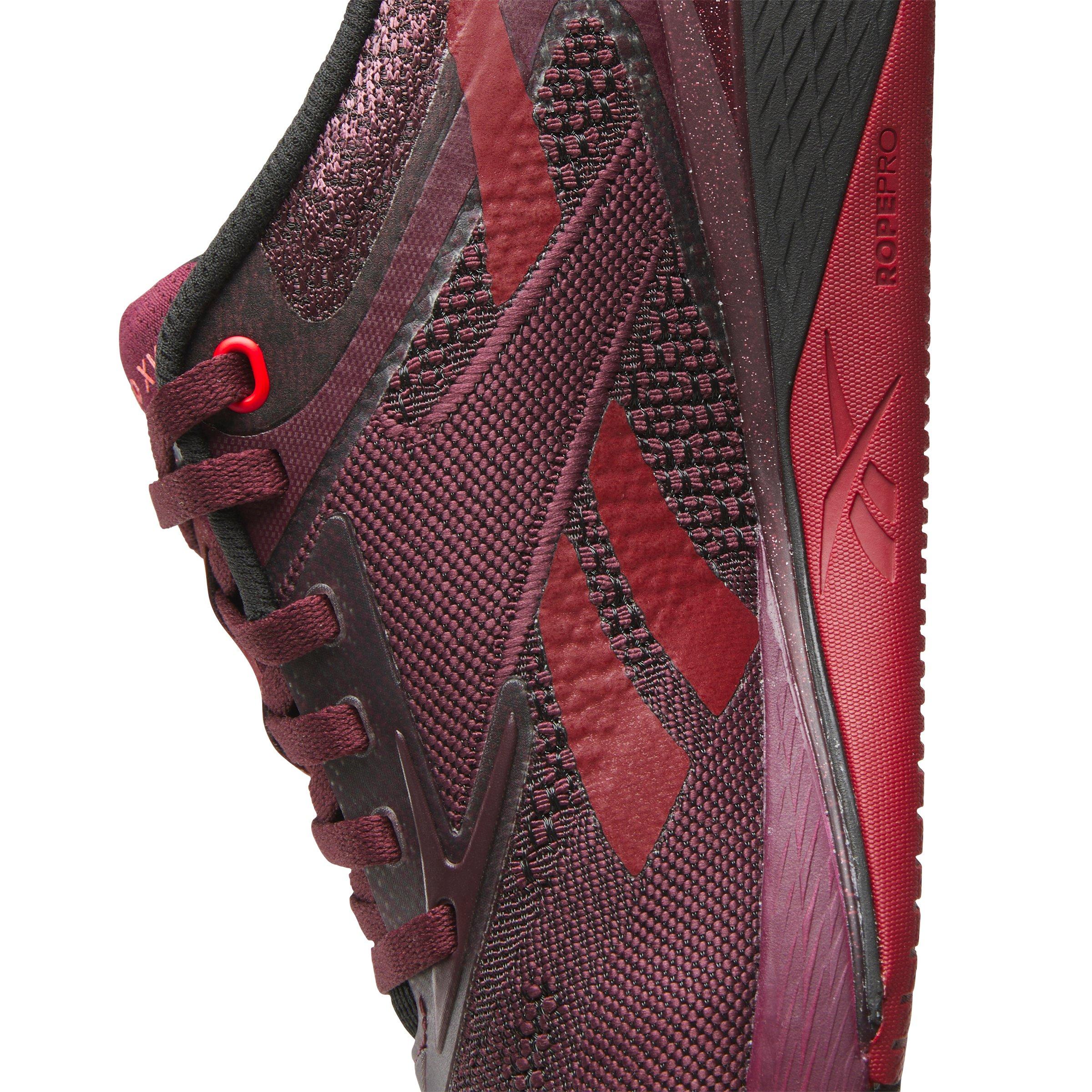 Reebok Nano X5 Training "Black Cherry/Black/Retro Red" Women's Training Shoe - CHERRY/BLACK/RED Thumbnail View 6