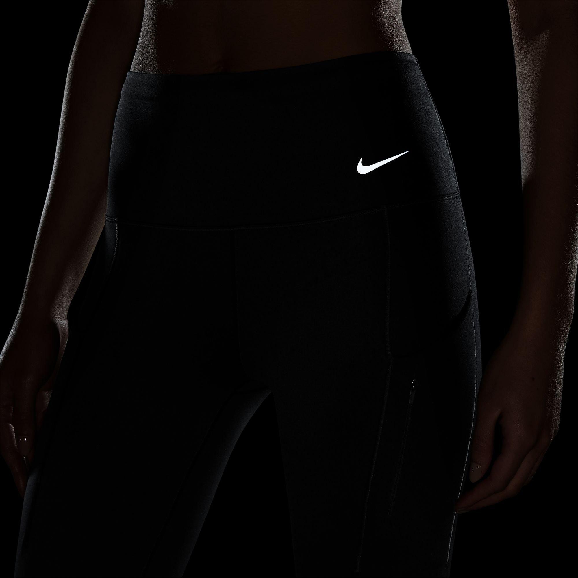 Nike Women's Therma-FIT Go High-Rise 7/8 Leggings - BLACK Thumbnail View 4