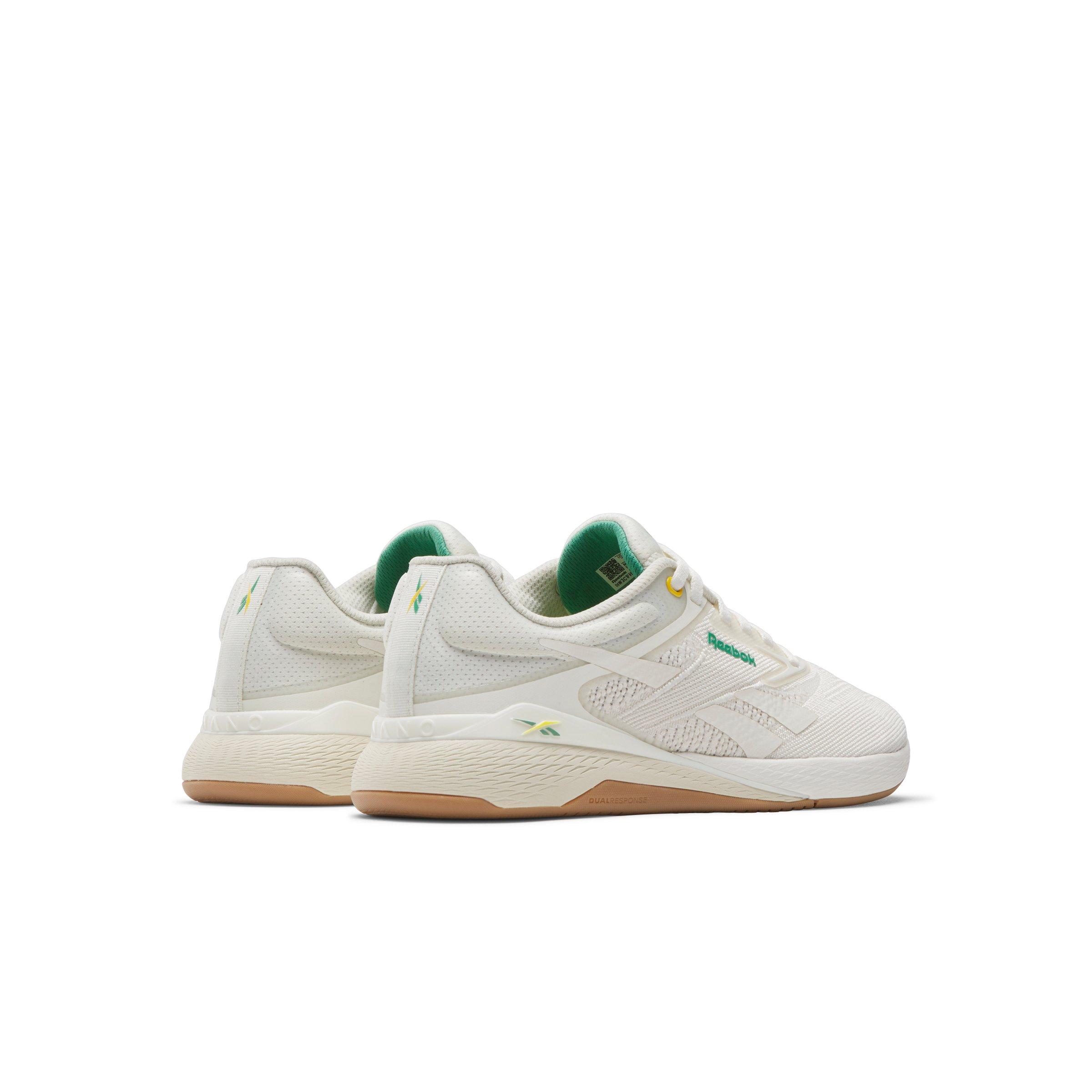 Reebok Nano X5 Training "Chalk/Alabaster/Upgrade Green" Women's Training Shoe - CHALK/ALABASTER/GREEN Thumbnail View 3