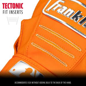 Franklin Sports Youth CFX Pro Hi-Lite Batting Gloves - Orange