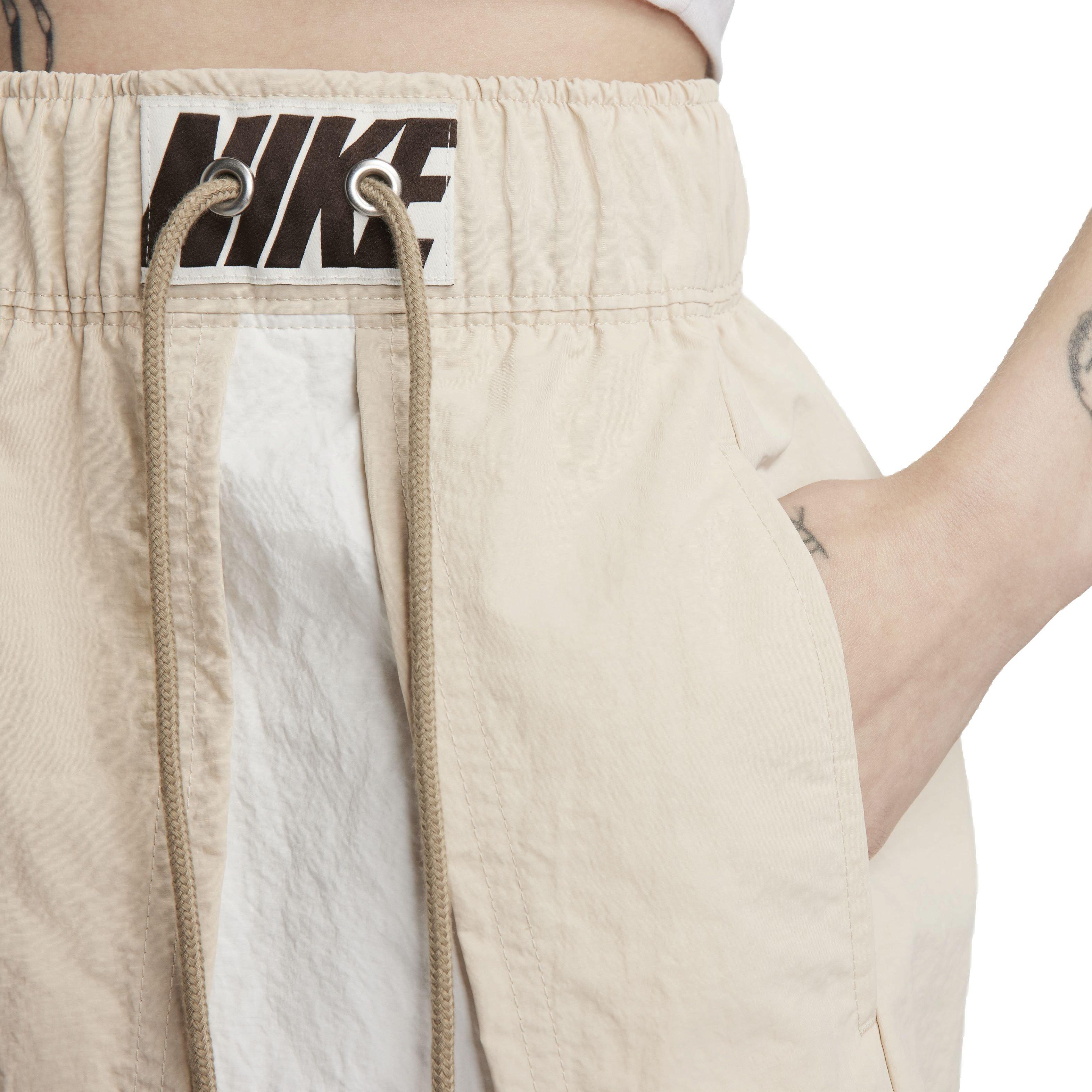 Nike Women's Sportswear Nylon Tracksuit Skirt - WHITE Thumbnail View 3
