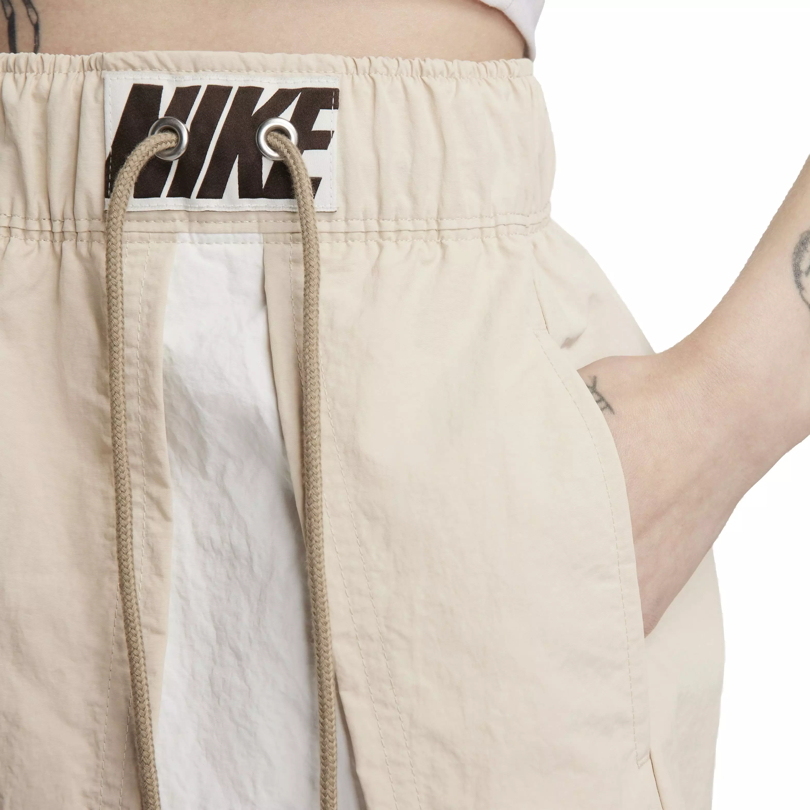 Nike Women's Sportswear Nylon Tracksuit Skirt - WHITE
