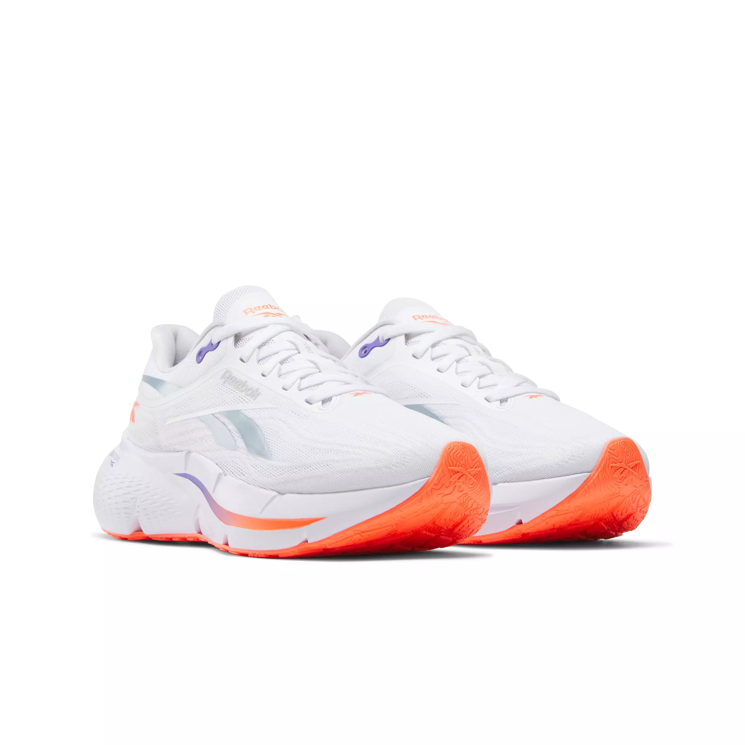 Reebok Zignition "White/Purple/Orange" Women's Running Shoe - WHITE/PURPLE/ORANGE