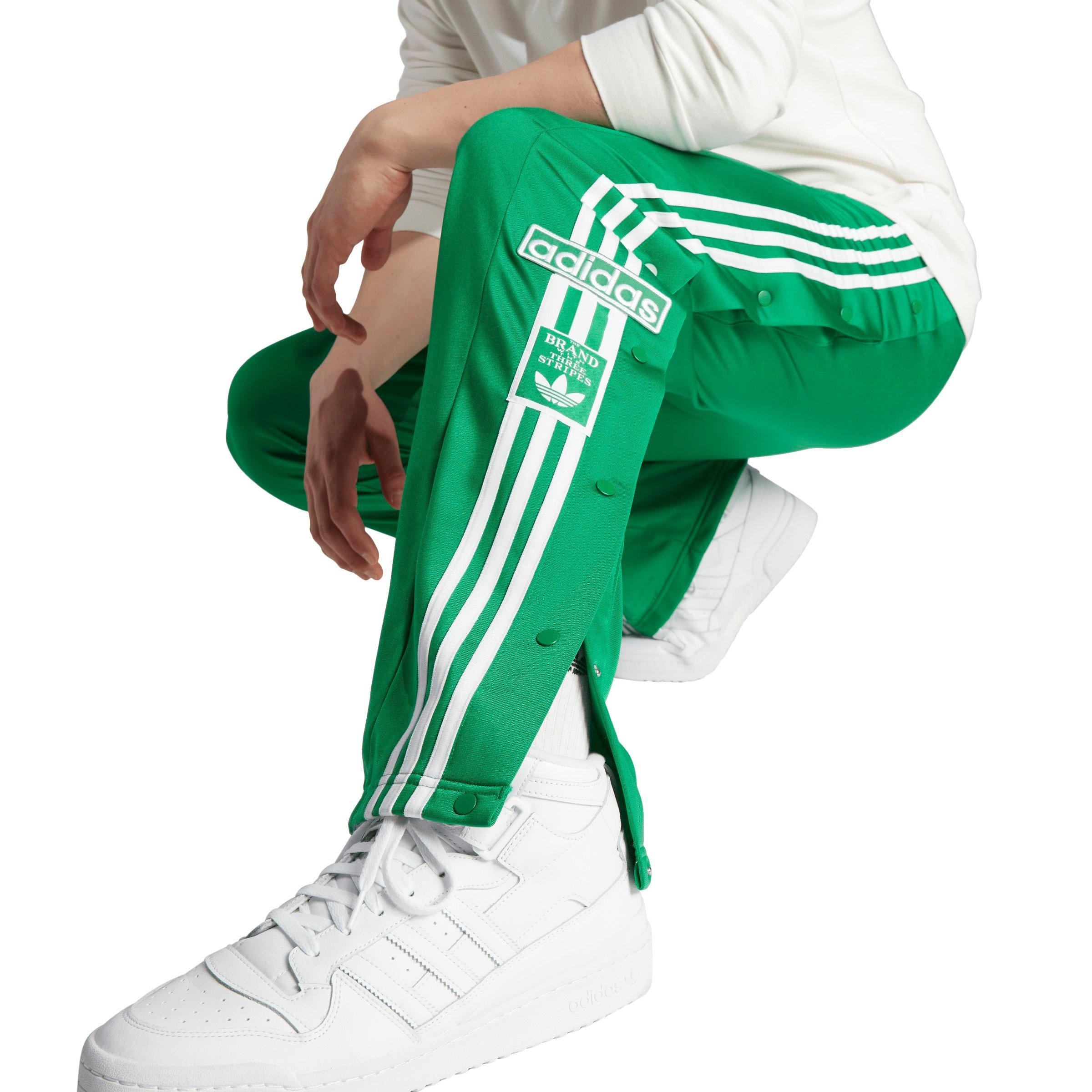 adidas Originals varsity adibreak trousers in green