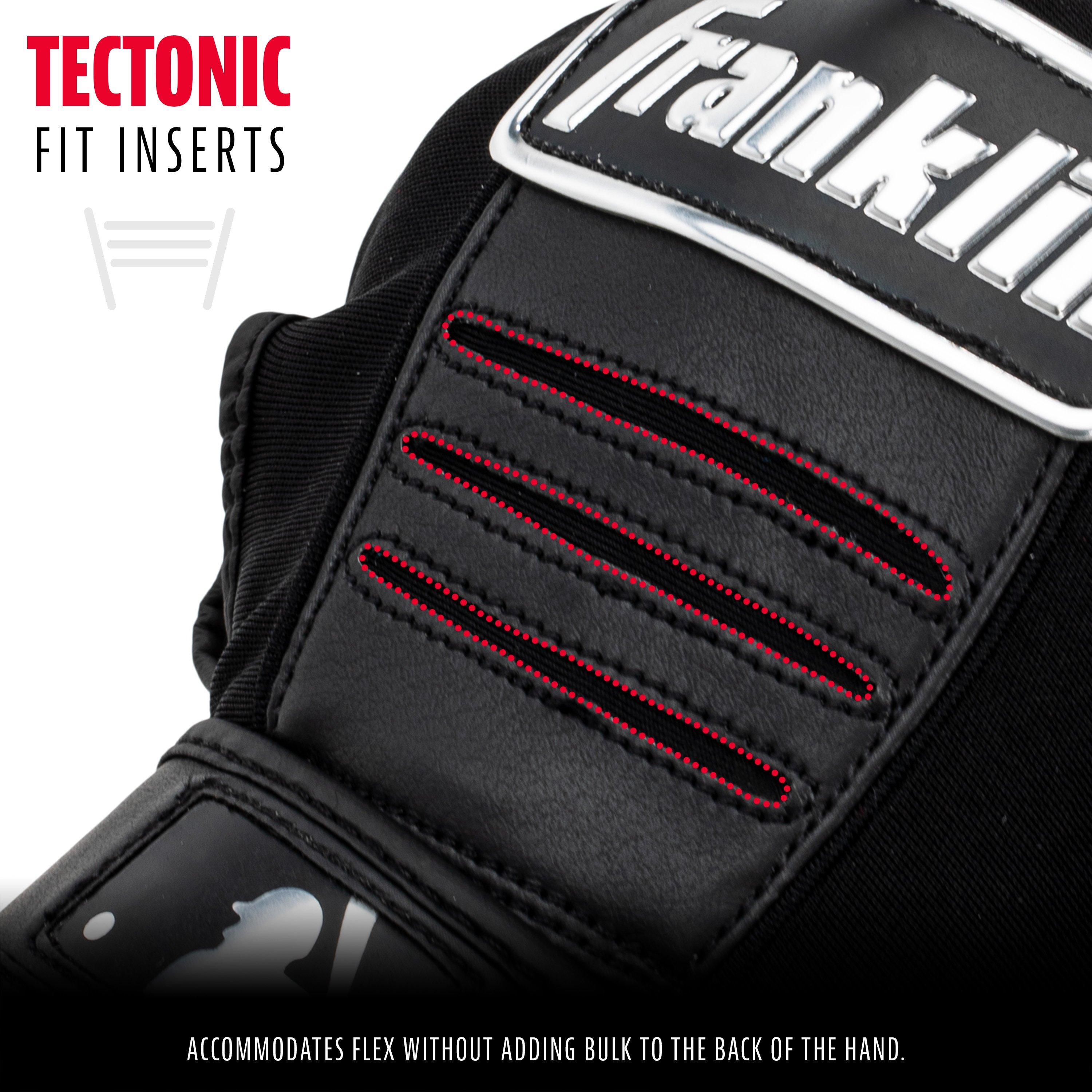 Franklin Sports Youth MLB CFX Pro Series Batting Gloves - Black