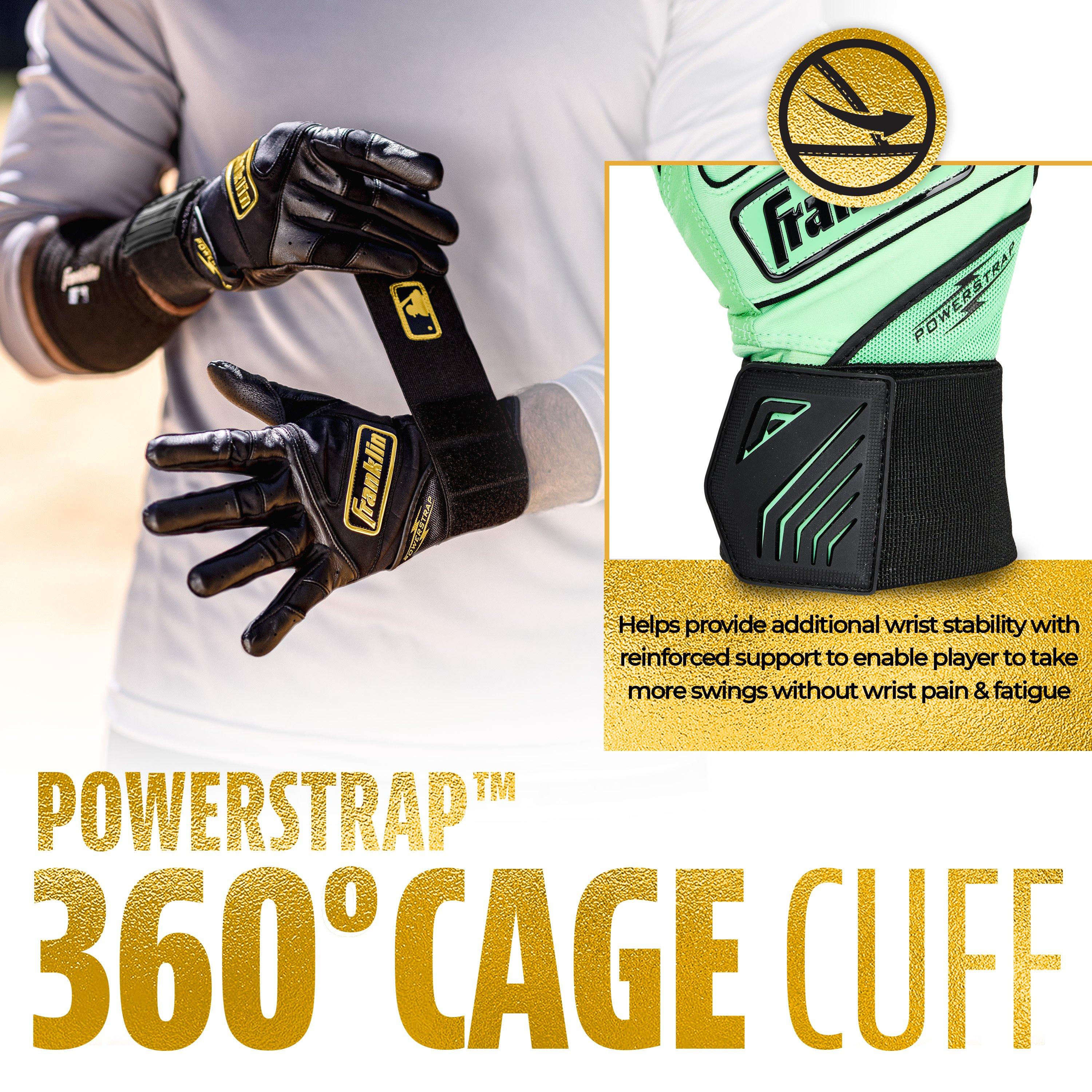 Franklin Sports Powerstrap Infinite Big Kids' Batting Gloves