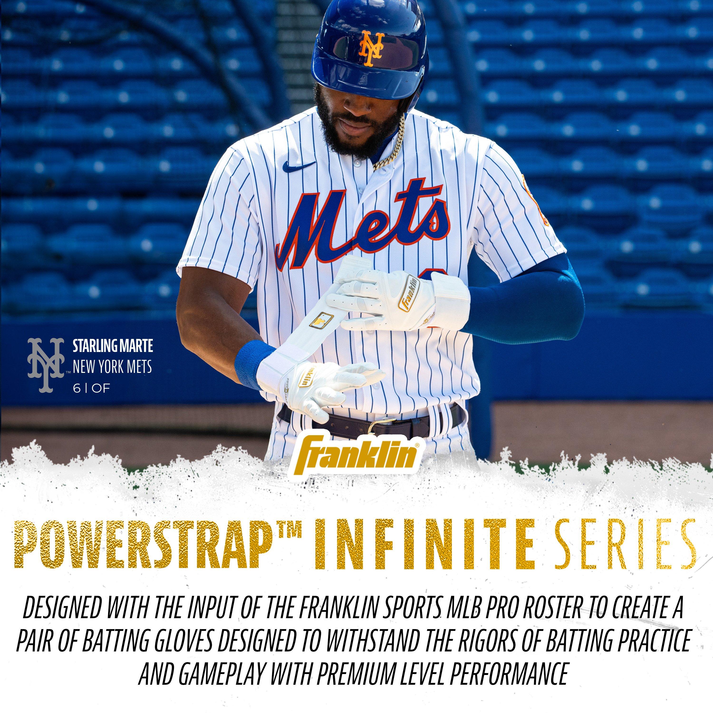 Franklin Sports Powerstrap Infinite Big Kids' Batting Gloves