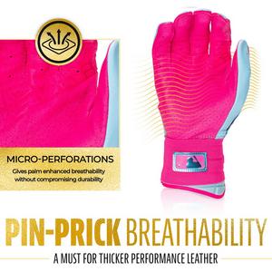 Franklin Sports Powerstrap Infinite Batting Gloves