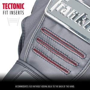 Franklin Sports Youth MLB CFX Pro Series Batting Gloves - Grey