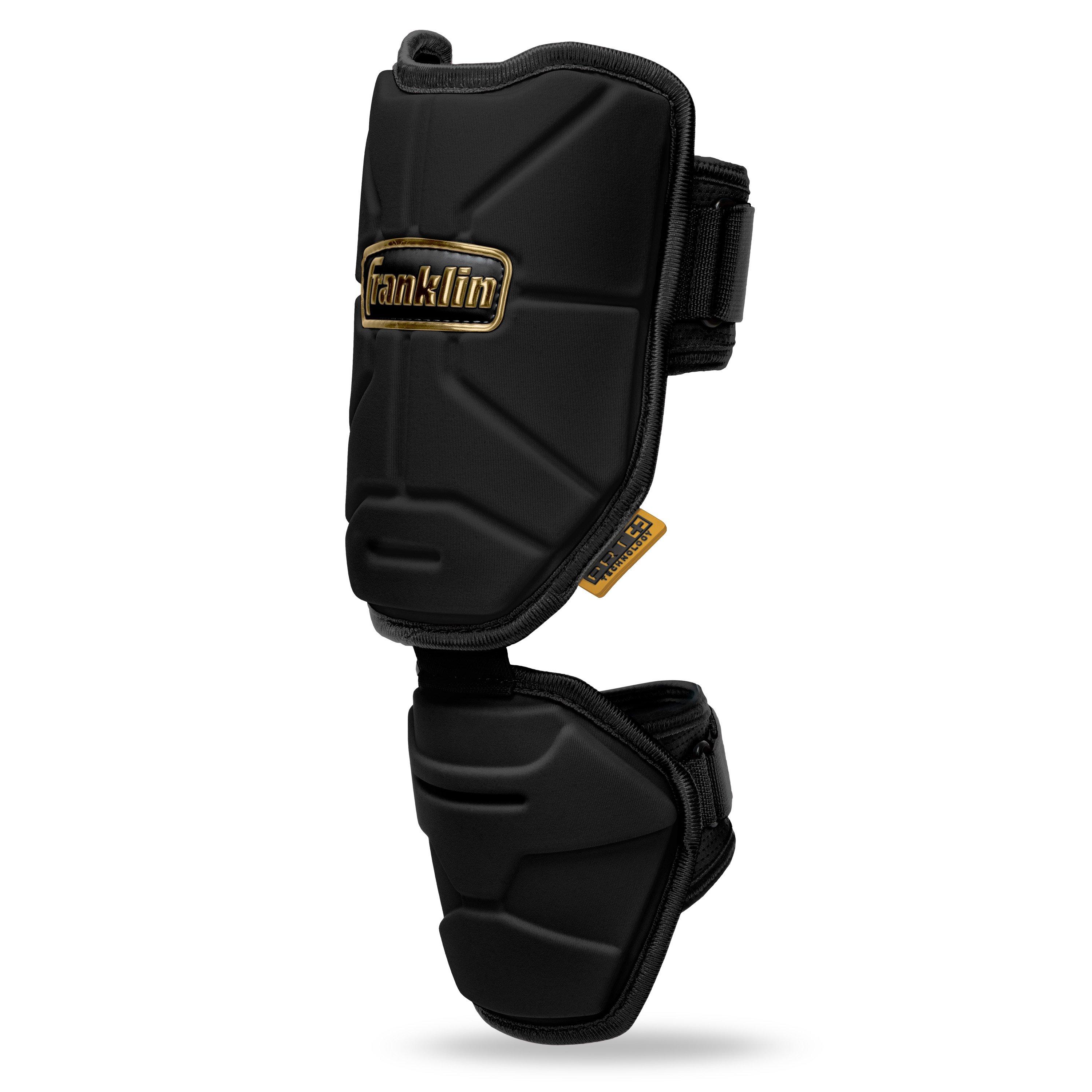Franklin Sports Youth PRT Protective Elbow Guard - Black/Gold - BLACK/GOLD Thumbnail View 1