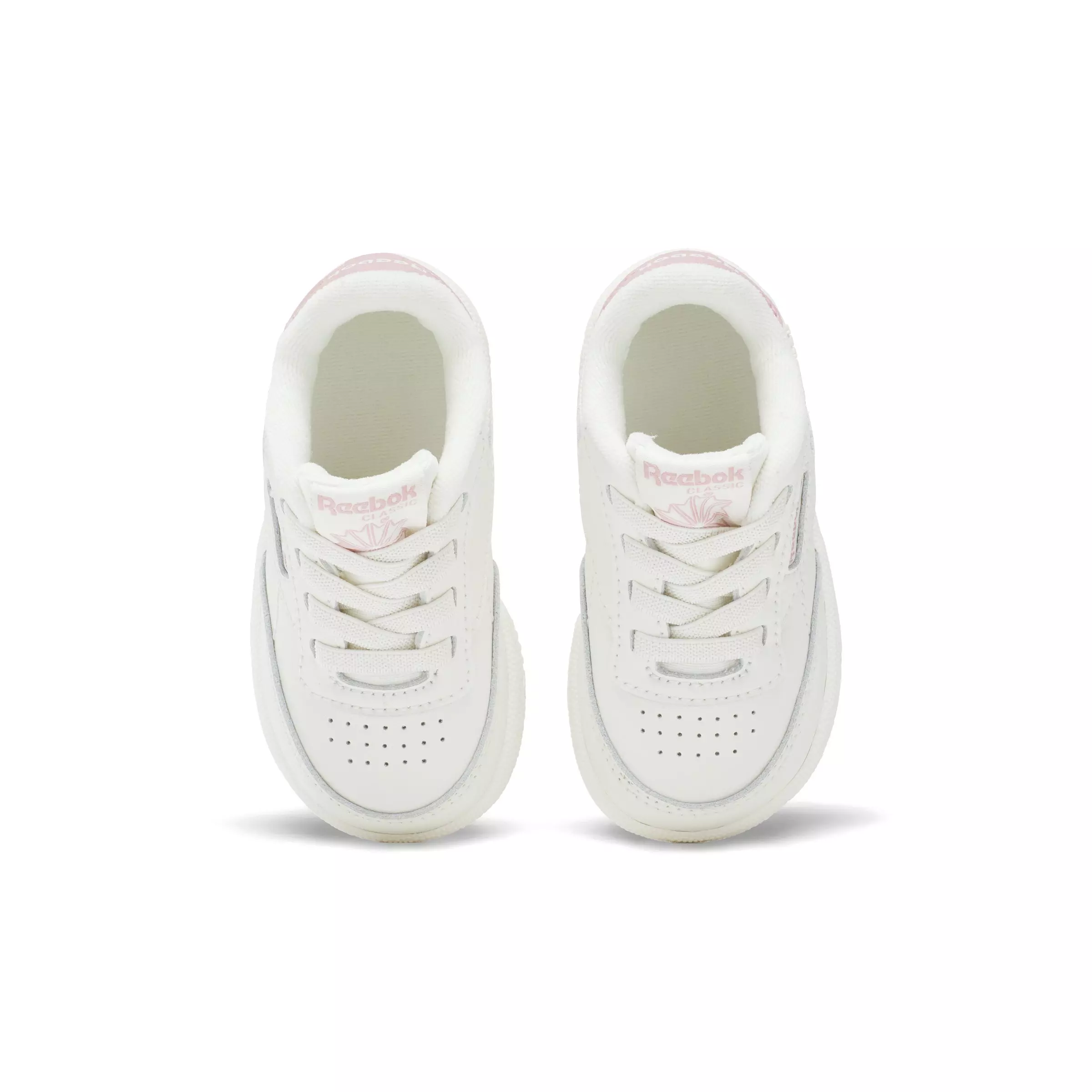 Reebok Club C "White/Pink" Infant Girls' Shoe - WHITE/PINK
