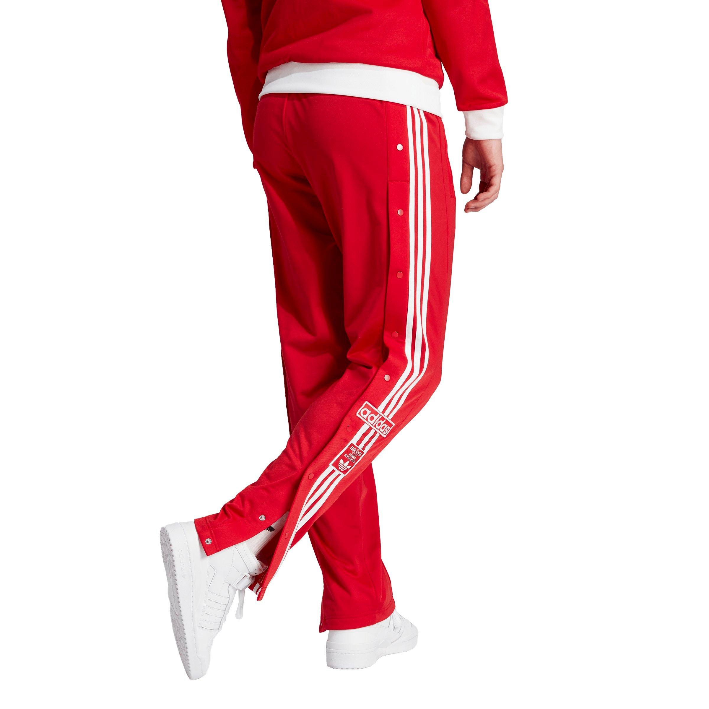 Red adibreak cheap track pants