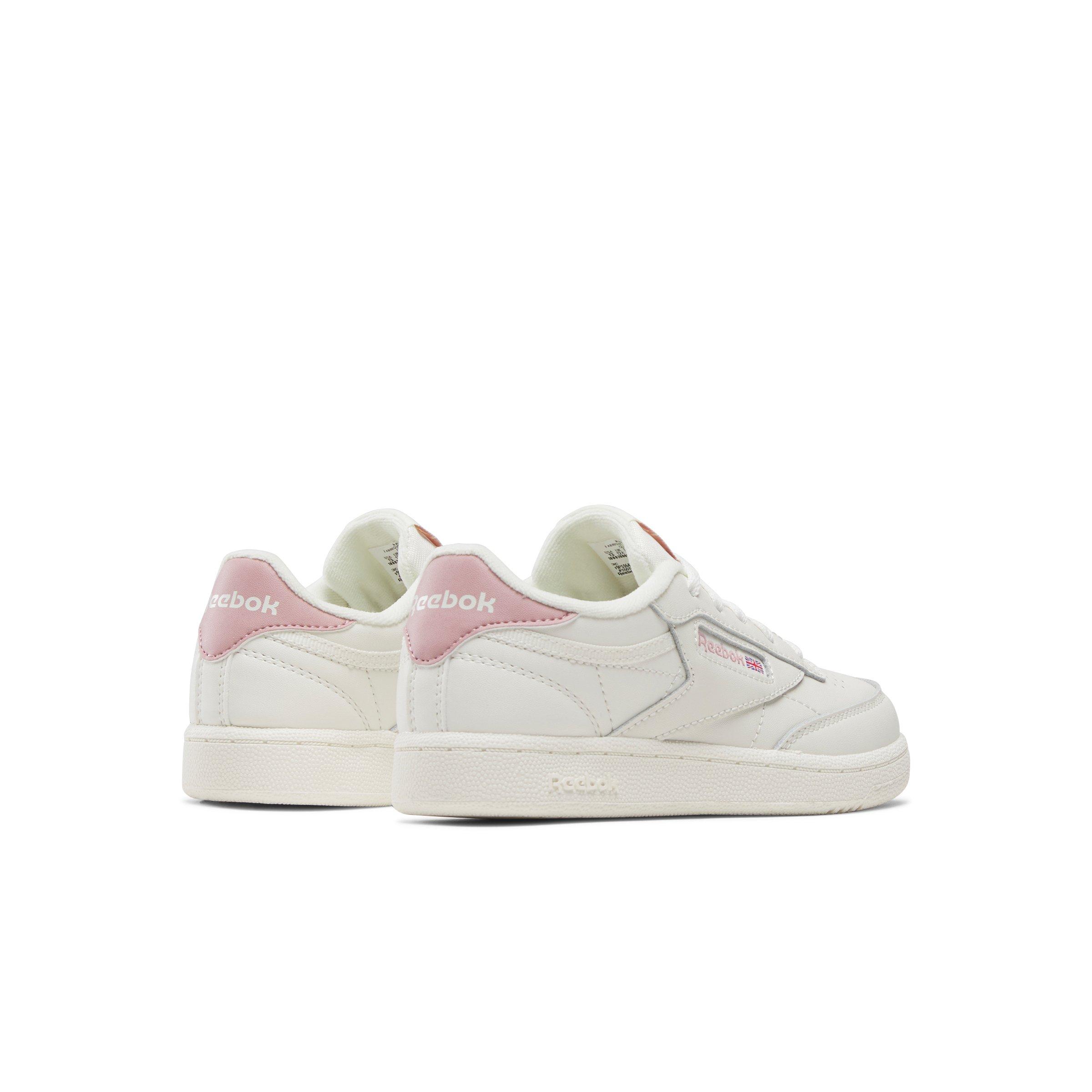 Reebok Club C Preschool Girls' "White/Pink" Shoe