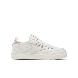 Reebok Club C "White/Pink" Preschool Girls' Shoe