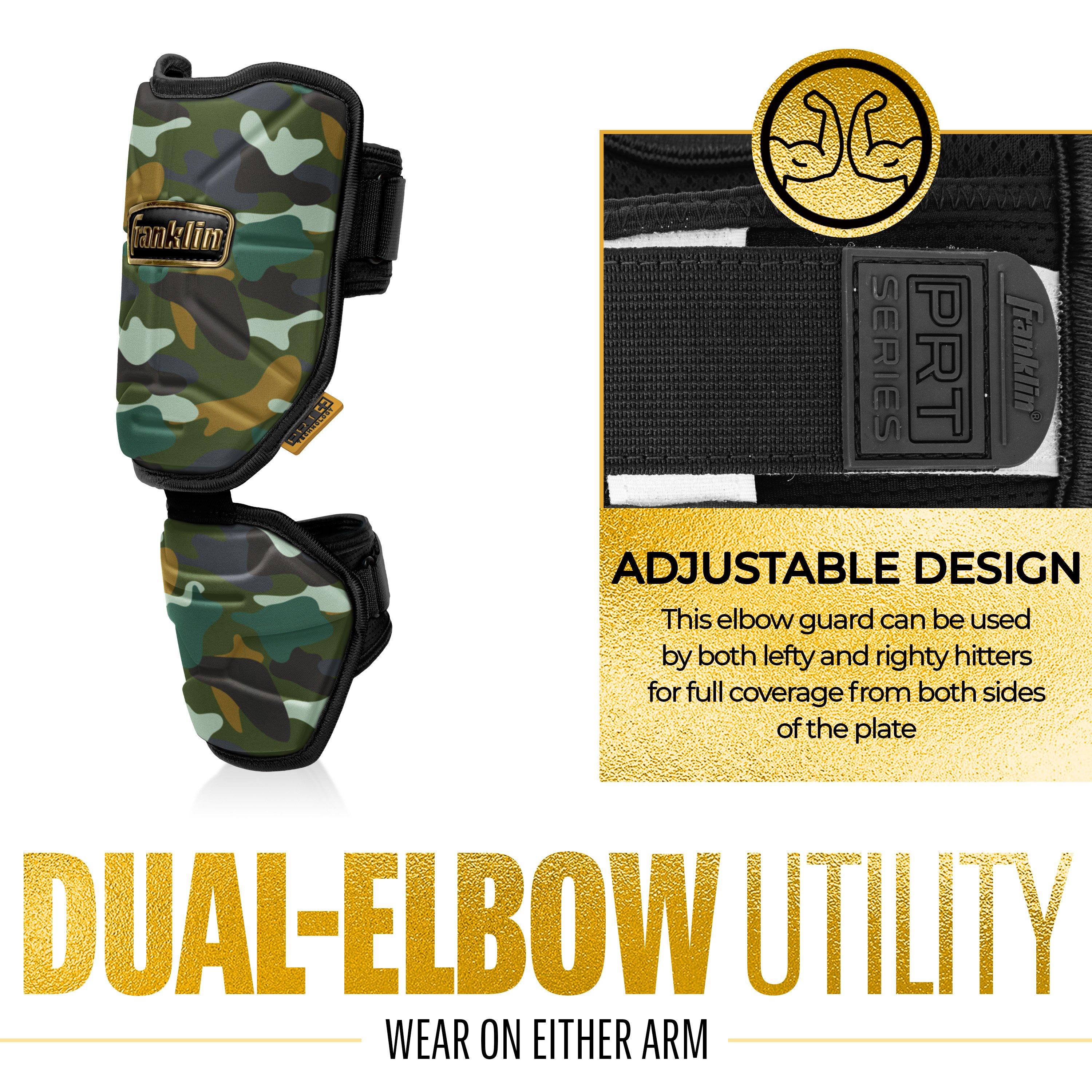 Franklin Sports Youth PRT Protective Elbow Guard - Camouflage - CAMOUFLAGE Thumbnail View 7