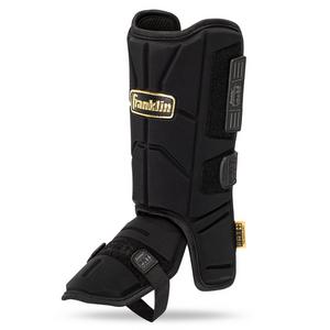 Franklin Sports Youth PRT Protective Leg Guard - Black/Gold
