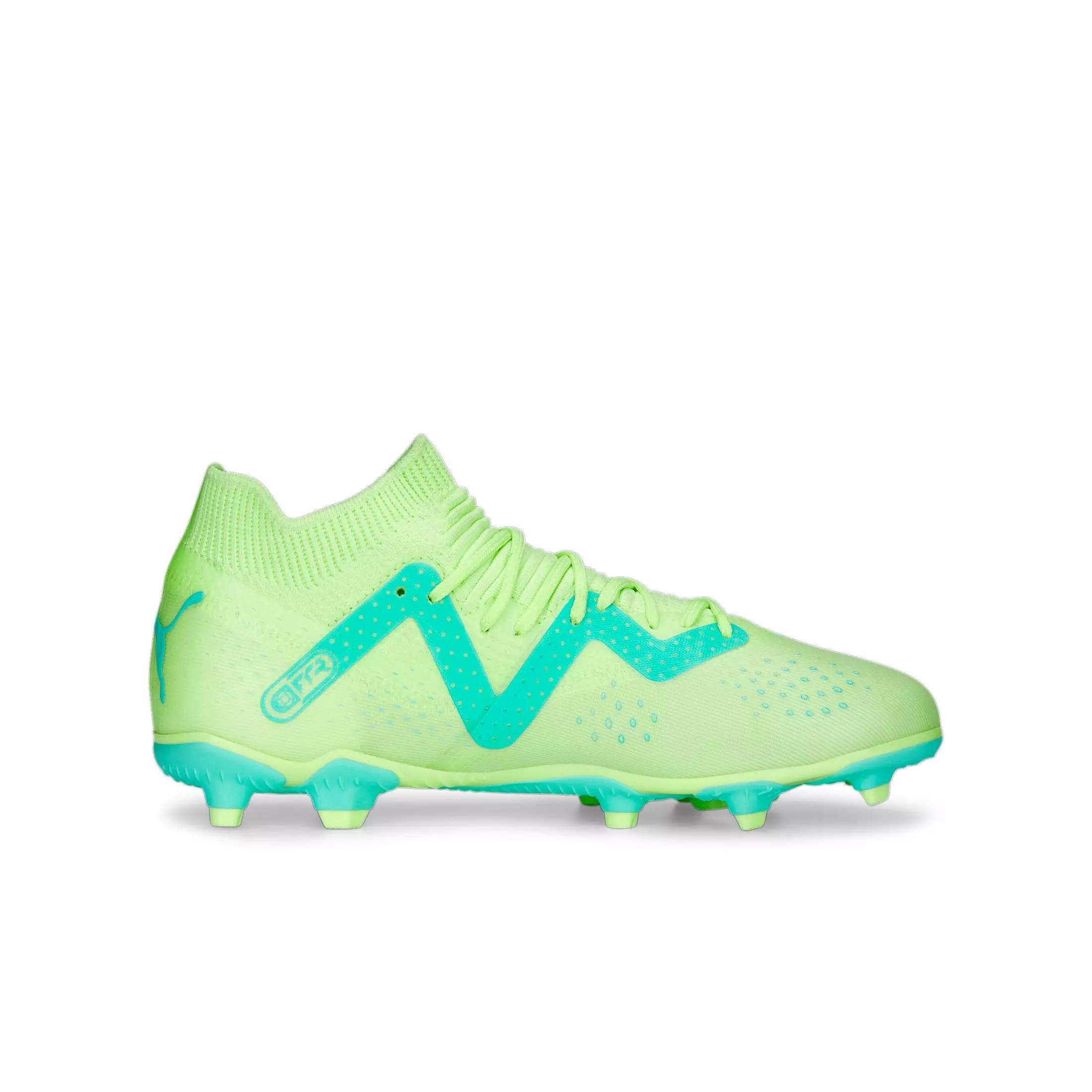 PUMA Future Match FG/AG Jr "Lime" Grade School Kids' Soccer Cleat - LIME