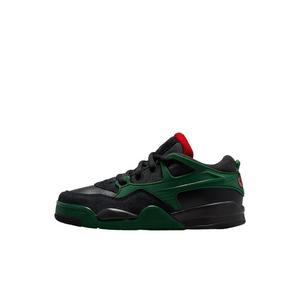 Jordan 4 RM "Black/Gorge Green/Varsity Red" Preschool Boys' Shoe