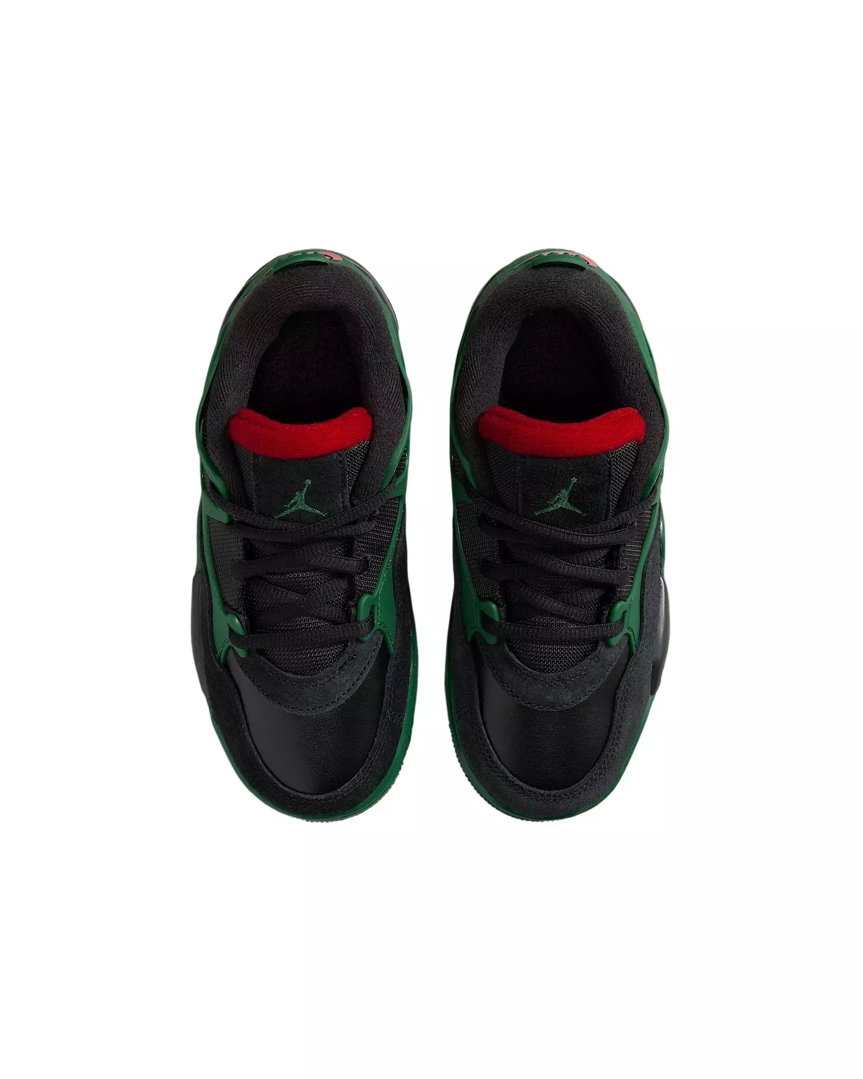 Jordan 4 RM "Black/Gorge Green/Varsity Red" Preschool Boys' Shoe - BLACK/GREEN/RED