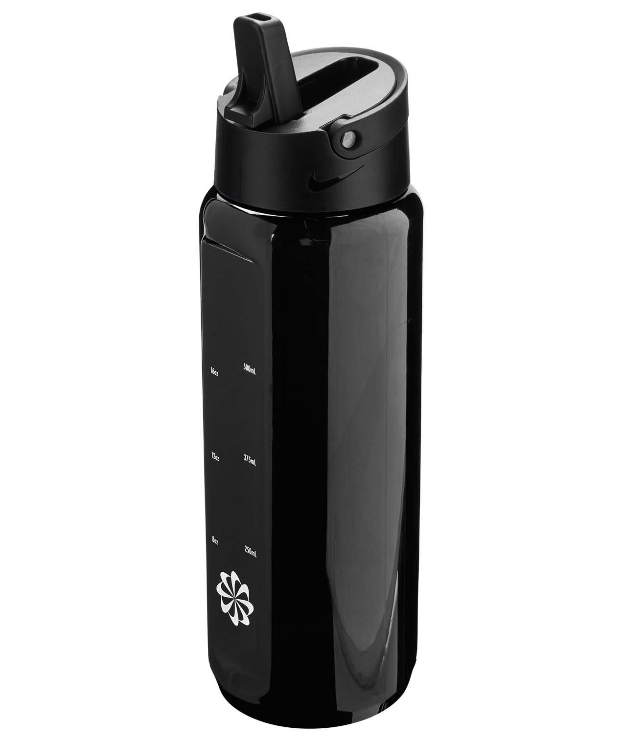 Nike Renew Recharge Graphic Straw Bottle - Black/White - BLACK/WHITE