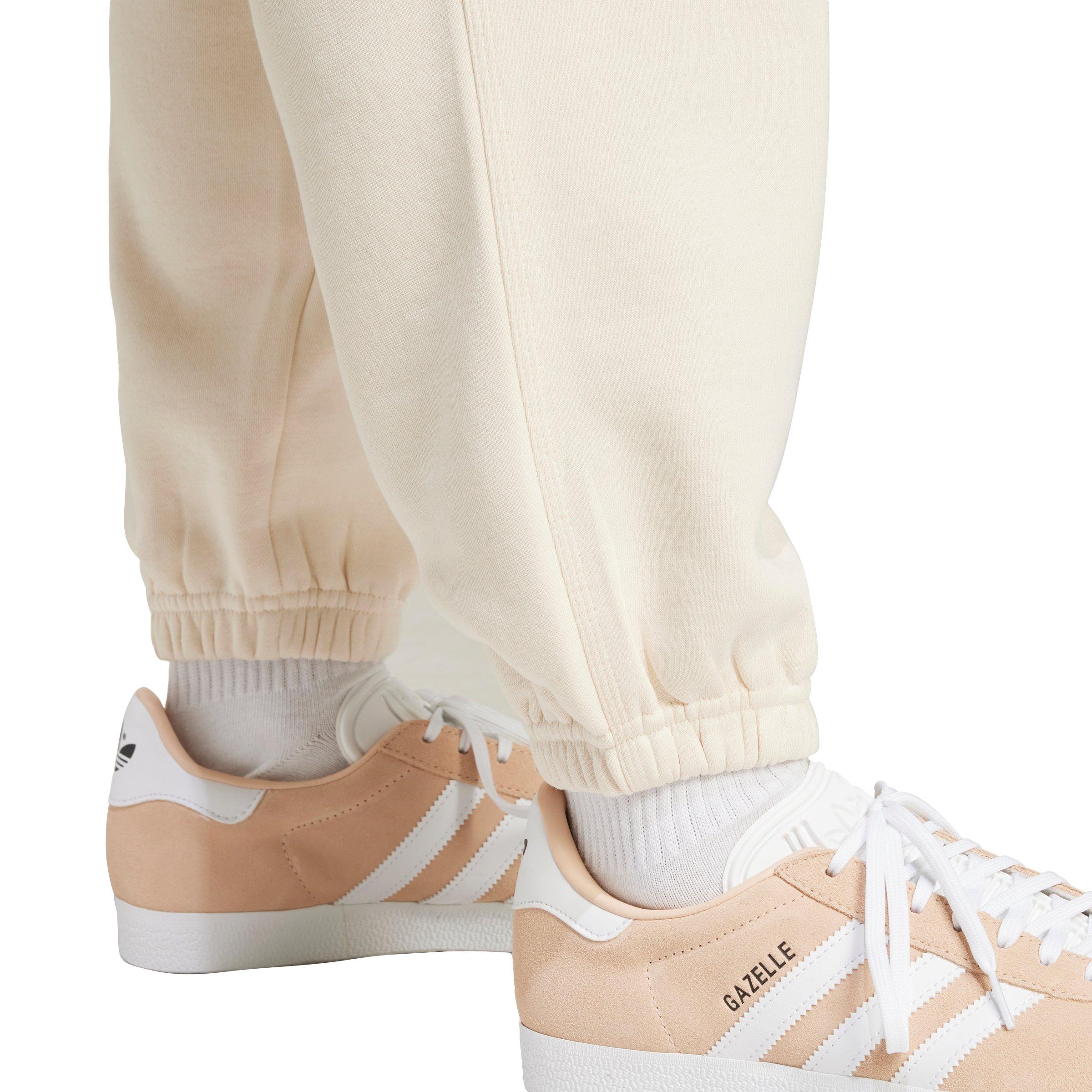 adidas Women's Originals Essentials Fleece Loose Joggers - White - WHITE Thumbnail View 3