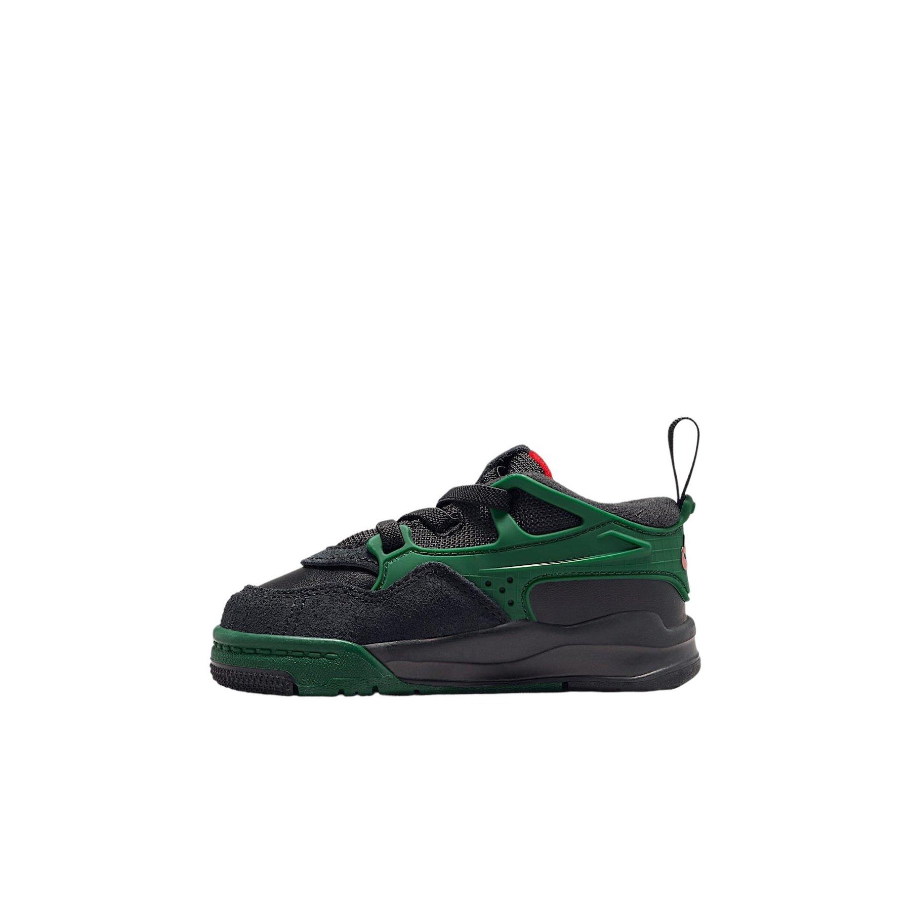 Jordan 4 RM Infant Boys' "Black/Gorge Green/Varsity Red" Shoe