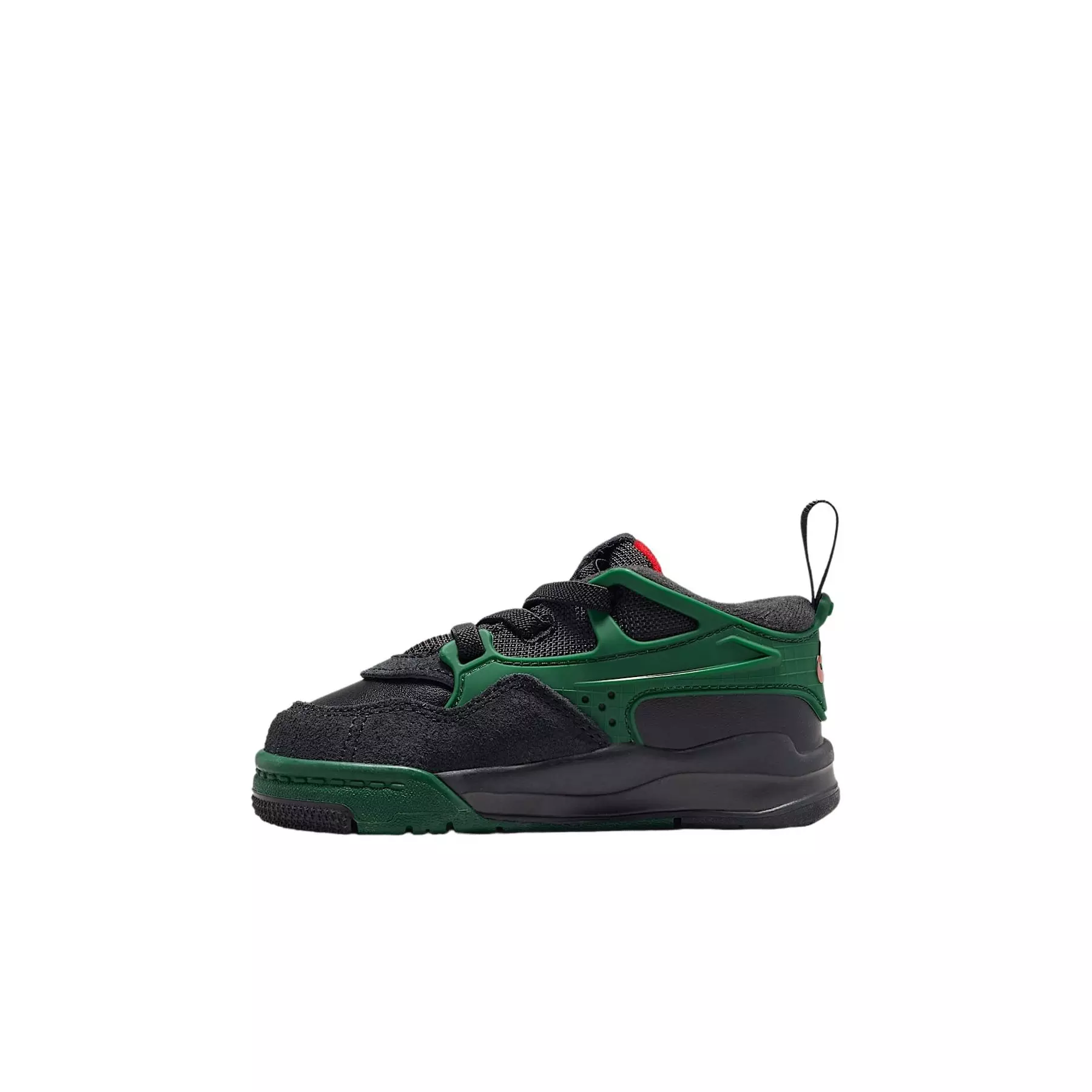 Jordan 4 RM "Black/Gorge Green/Varsity Red" Infant Boys' Shoe - BLACK/GREEN/RED
