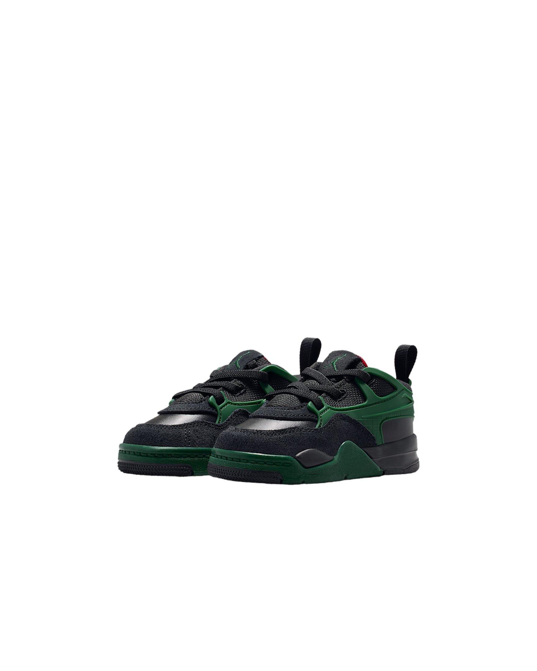 Jordan 4 RM Infant Boys' "Black/Gorge Green/Varsity Red" Shoe