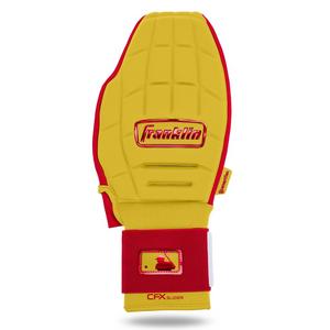 Franklin Sports MLB Youth CFX Slider PRT Protective Sliding Glove - Yellow/Red