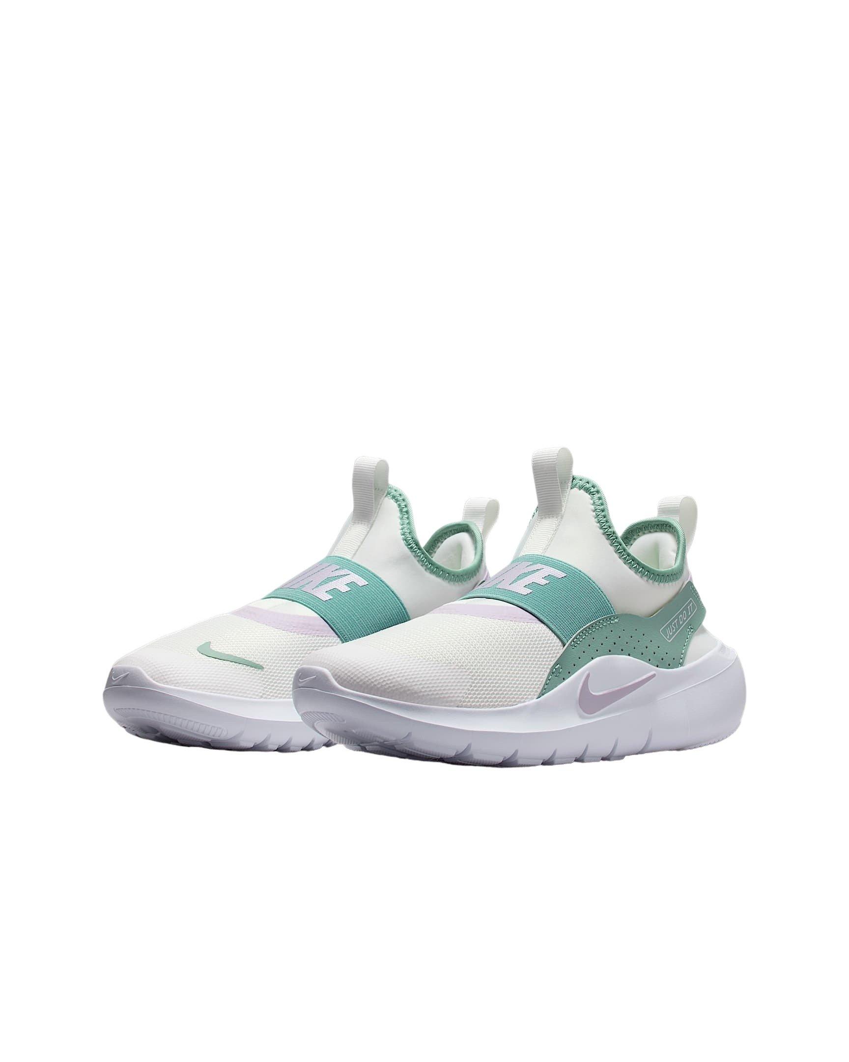 Nike Flex Runner 4 Grade School Girls' "Summit White/Cannon/Doll" Running Shoe