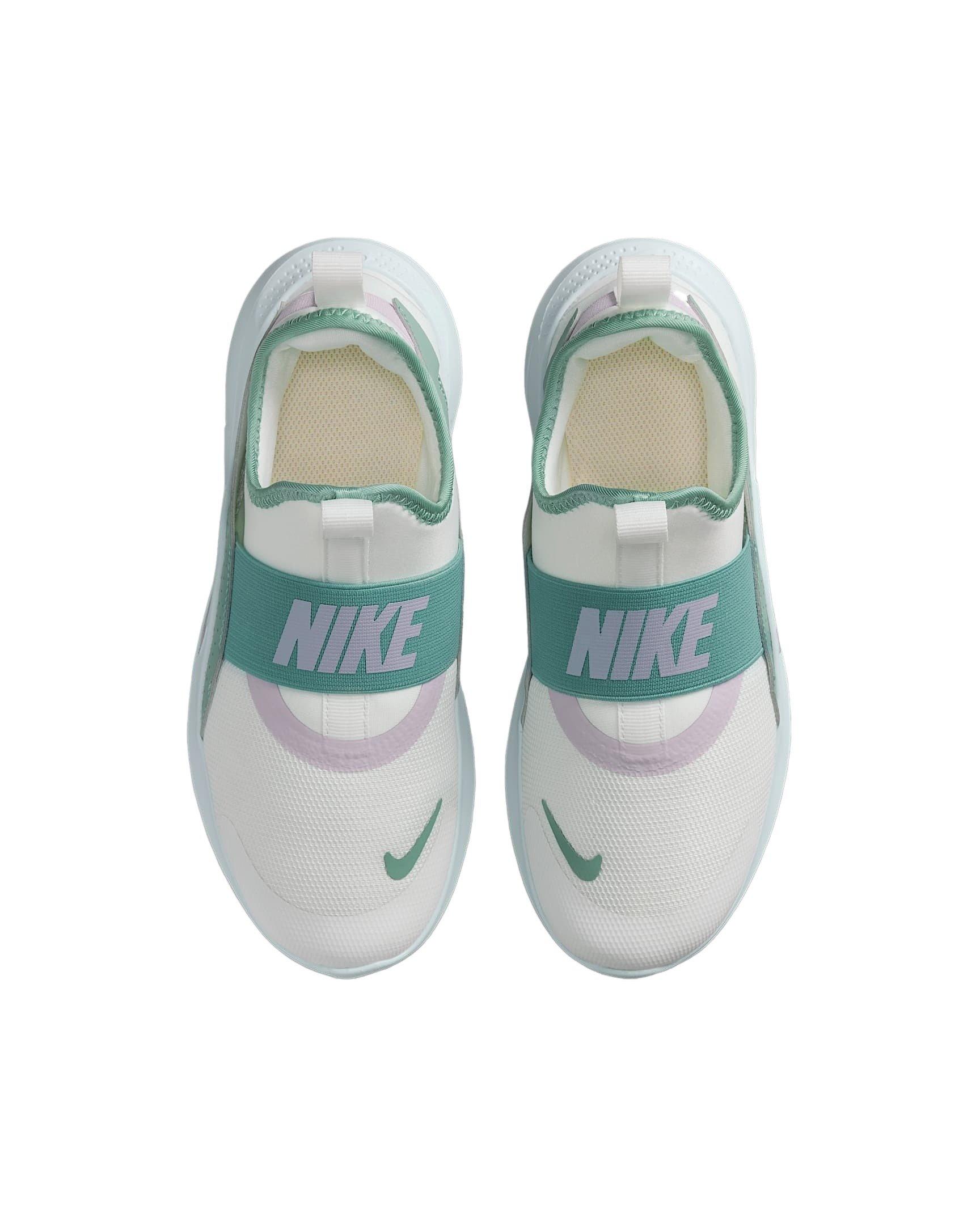 Nike Flex Runner 4 Grade School Girls' "Summit White/Cannon/Doll" Running Shoe
