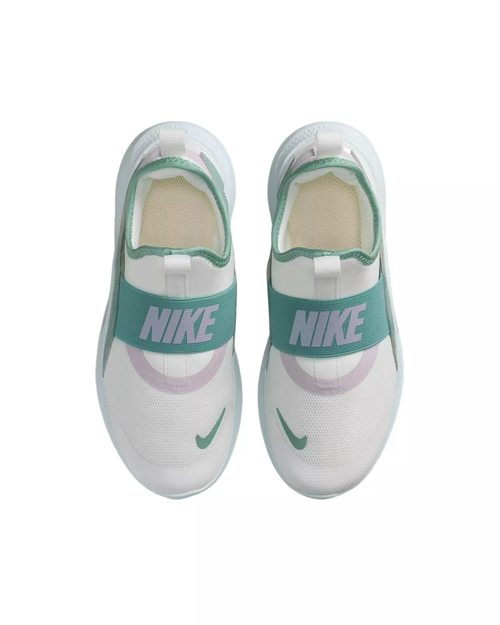 Nike Flex Runner 4 "Summit White/Cannon/Doll" Grade School Girls' Running Shoe - WHITE/CANNON/DOLL
