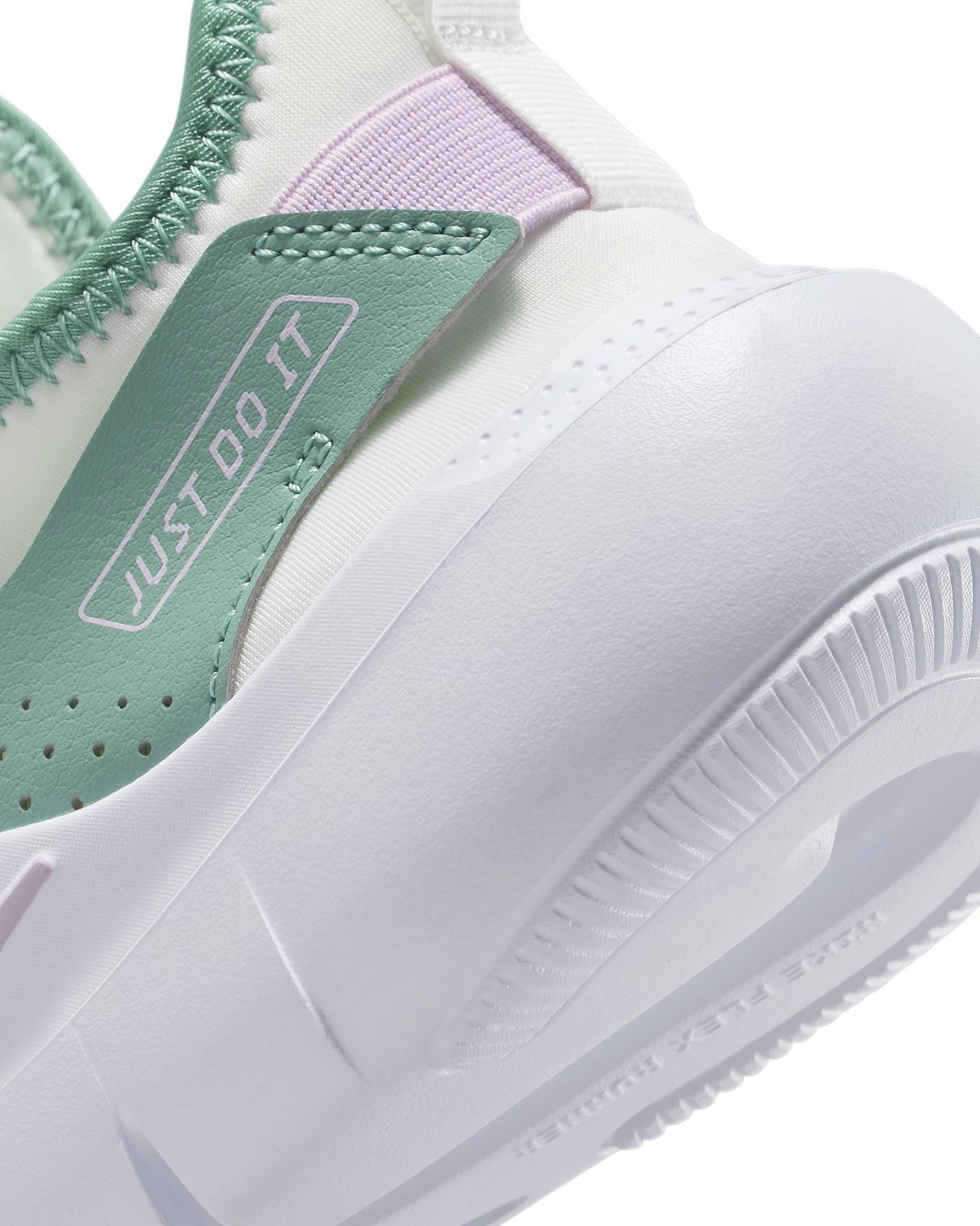 Nike Flex Runner 4 Grade School Girls' "Summit White/Cannon/Doll" Running Shoe