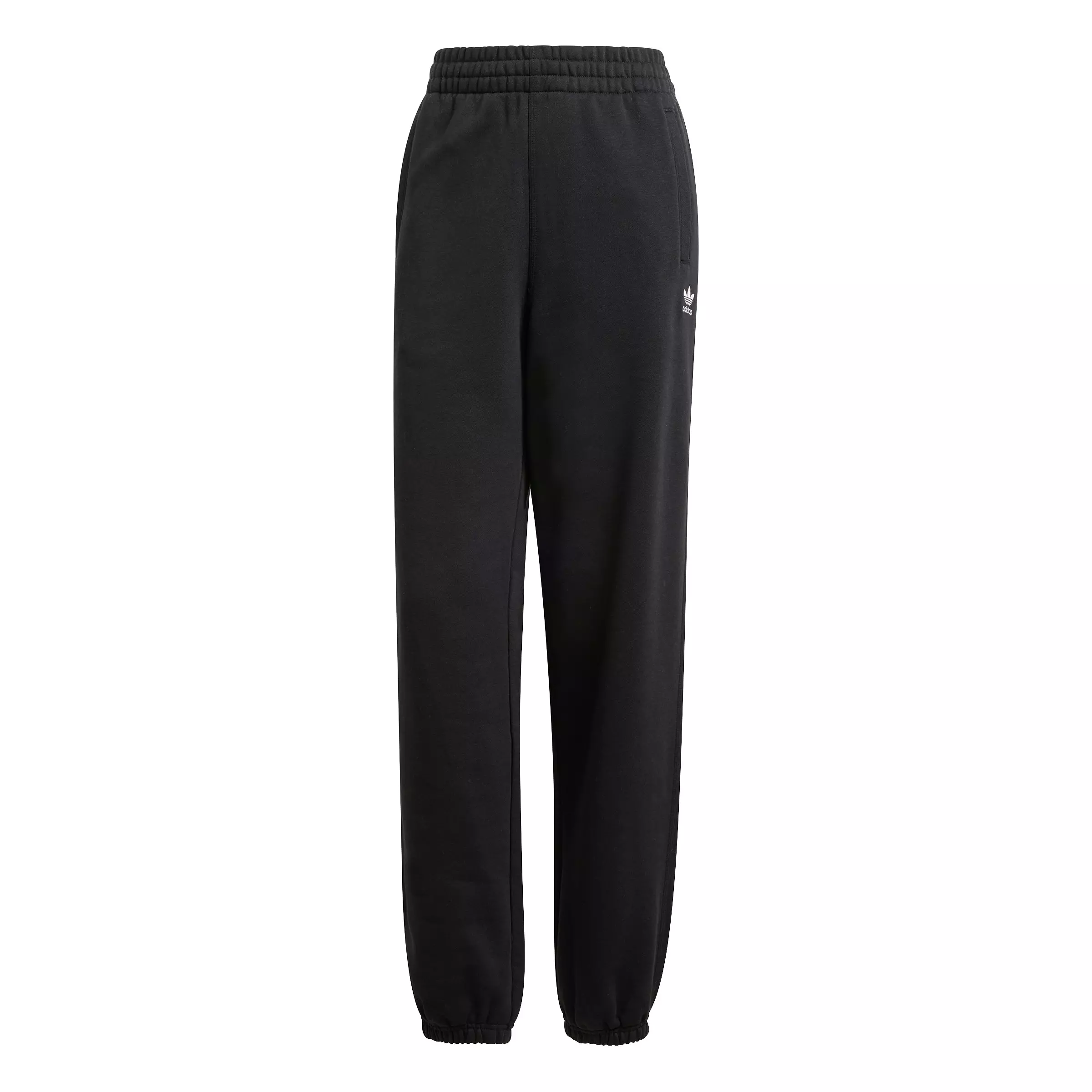 adidas Women's Originals Essentials Fleece Loose Joggers - Black - BLACK