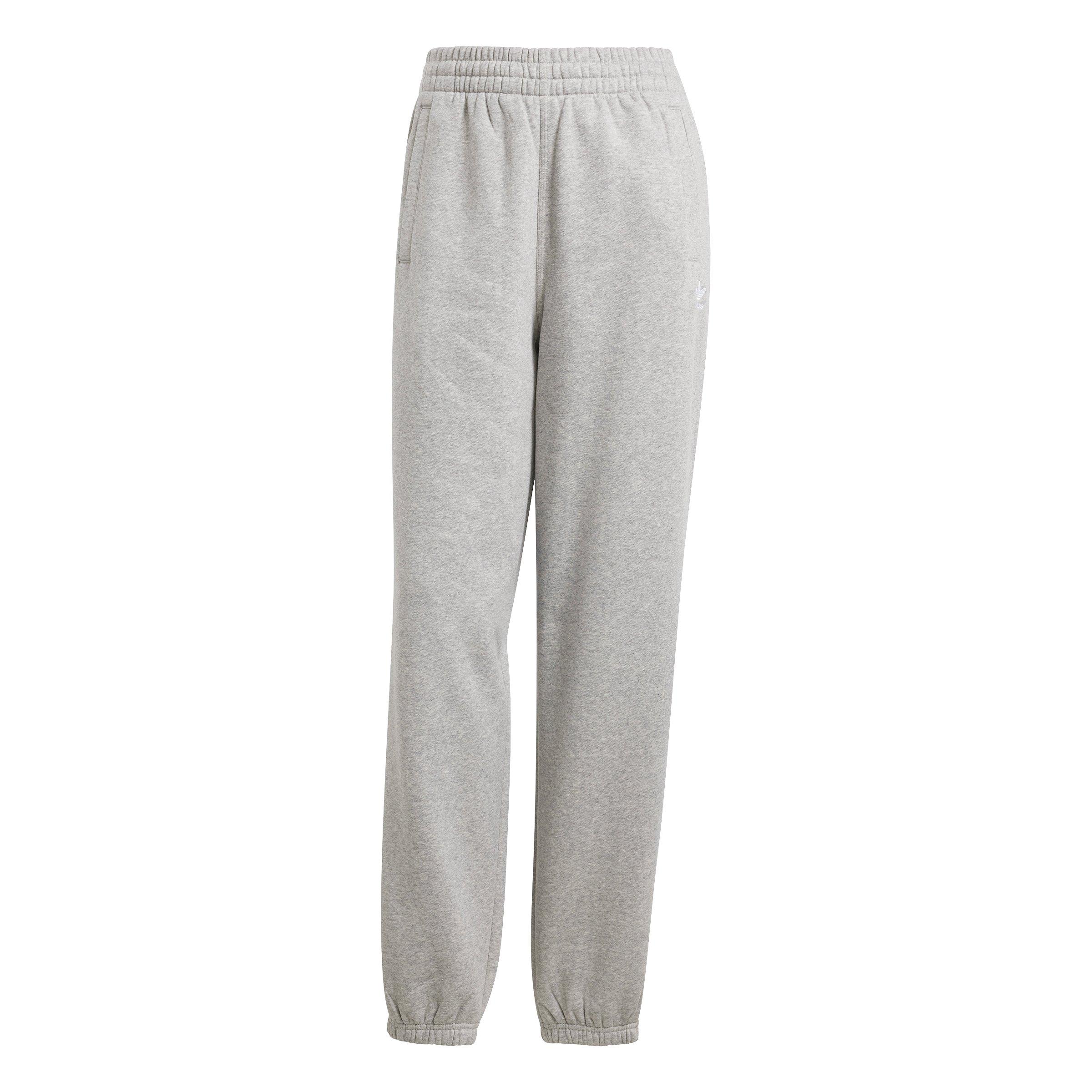 adidas Women's Originals Essentials Fleece Loose Joggers - Grey - GREY Thumbnail View 6