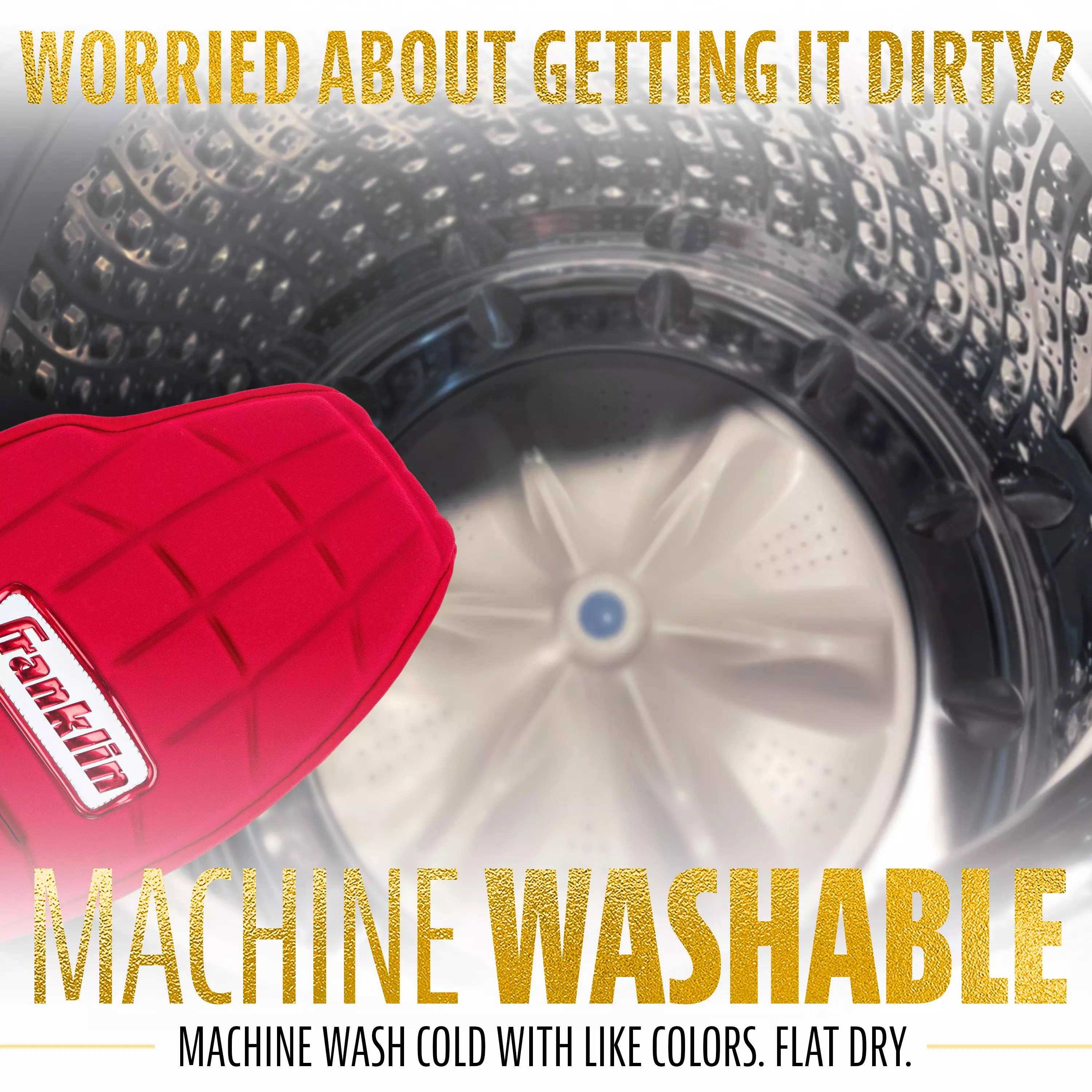 Franklin Sports MLB Youth CFX Slider PRT Protective Sliding Glove - Red - RED