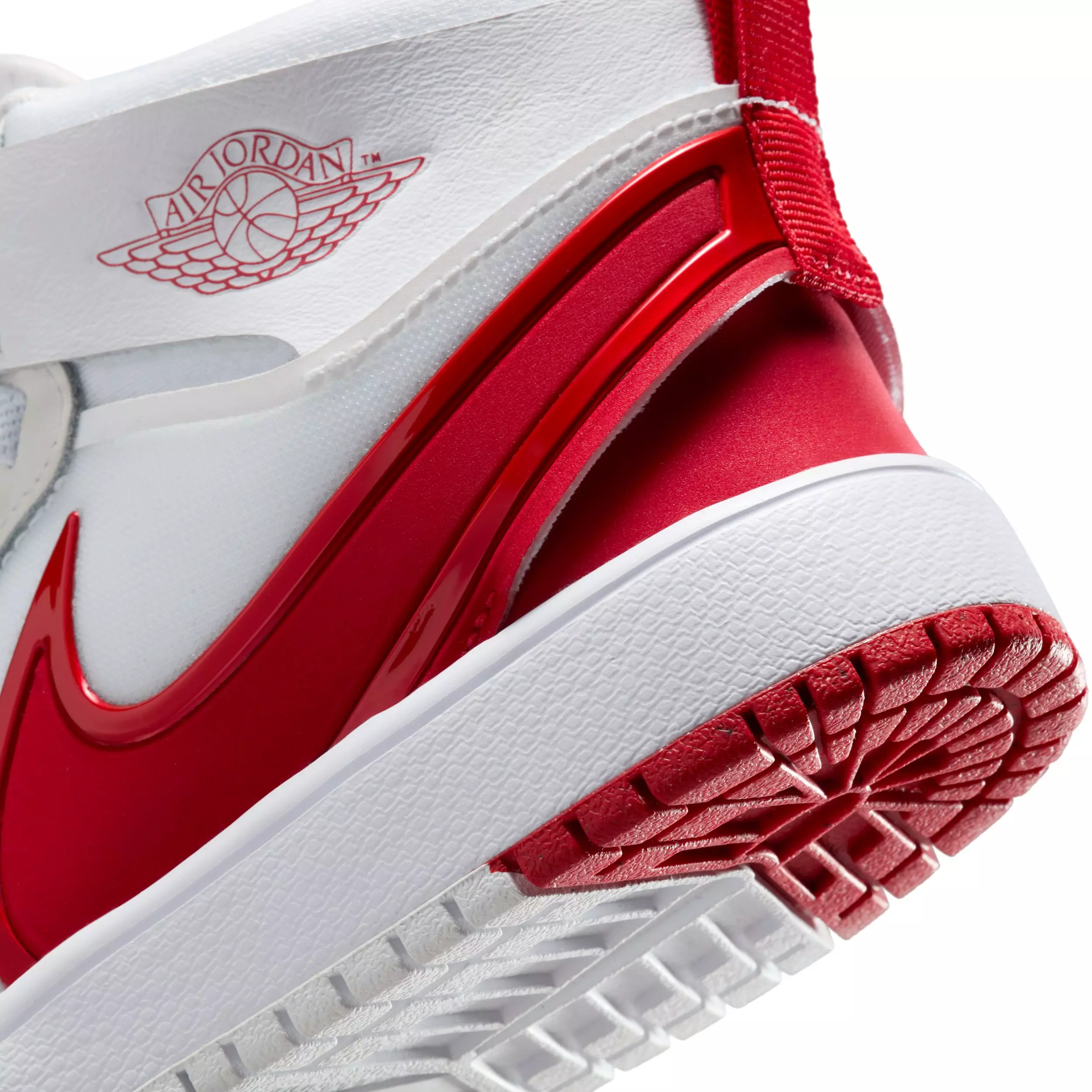 Jordan 1 Mid RM EasyOn "White/Black/University Red" Preschool Boys' Shoe - WHITE/BLACK/RED