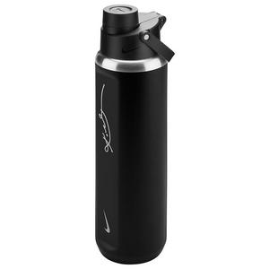 Nike Stainless Steel Recharge 24oz Chug Water Bottle - Black/Silver - BLACK/SILVER