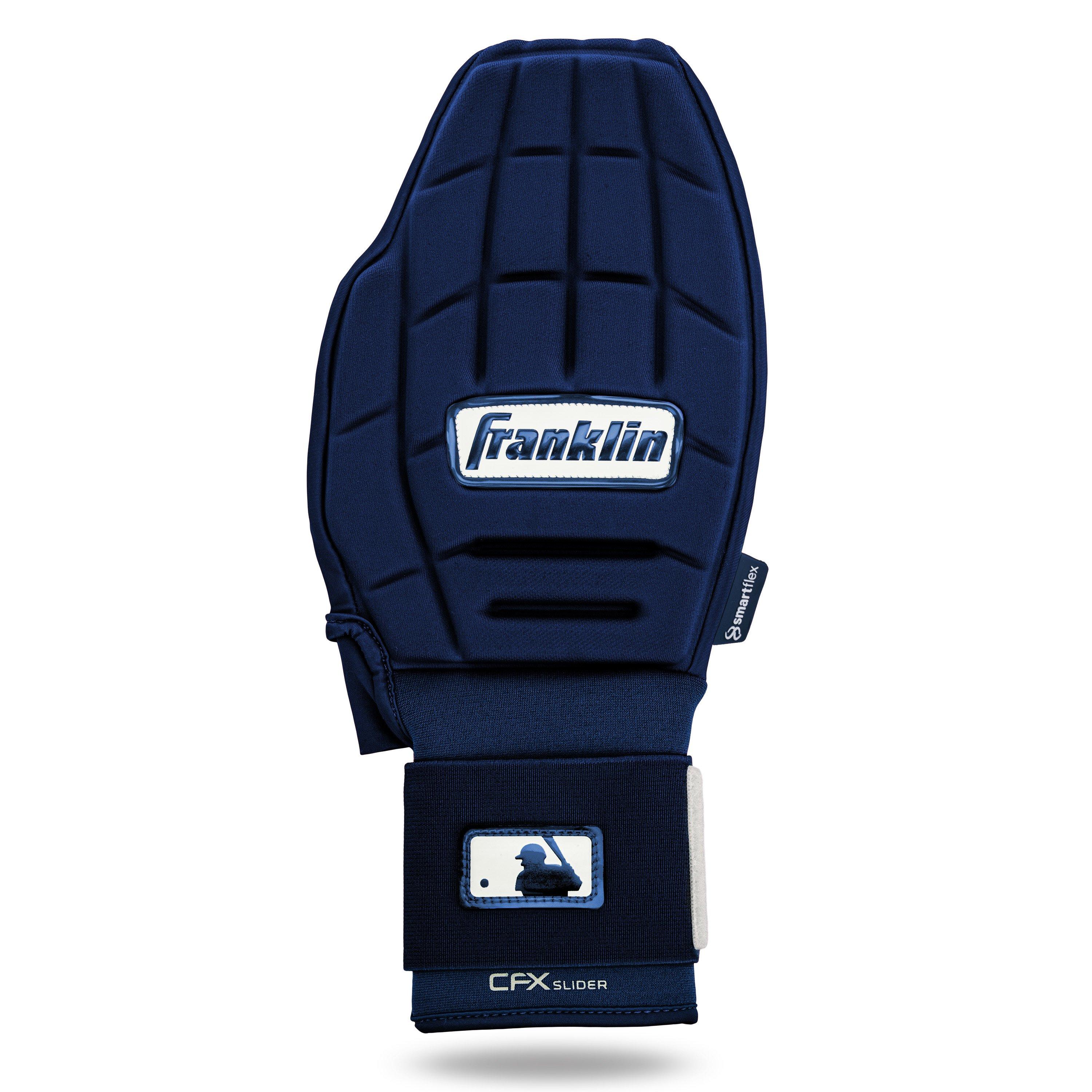 Franklin Sports MLB Youth CFX Slider PRT Protective Sliding Glove - Navy - NAVY Thumbnail View 1