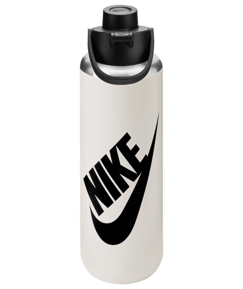 Nike Stainless Steel Recharge 32oz Chug Water Bottle - Off-White/Black - OFF-WHITE/BLACK