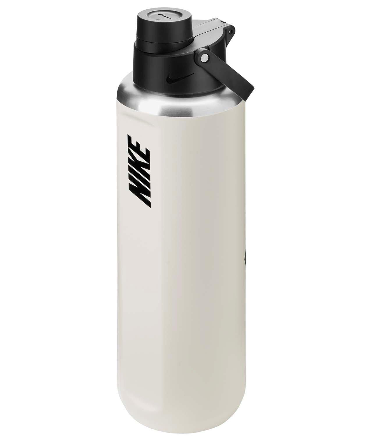 Nike Stainless Steel Recharge 32oz Chug Water Bottle - Off-White/Black - OFF-WHITE/BLACK