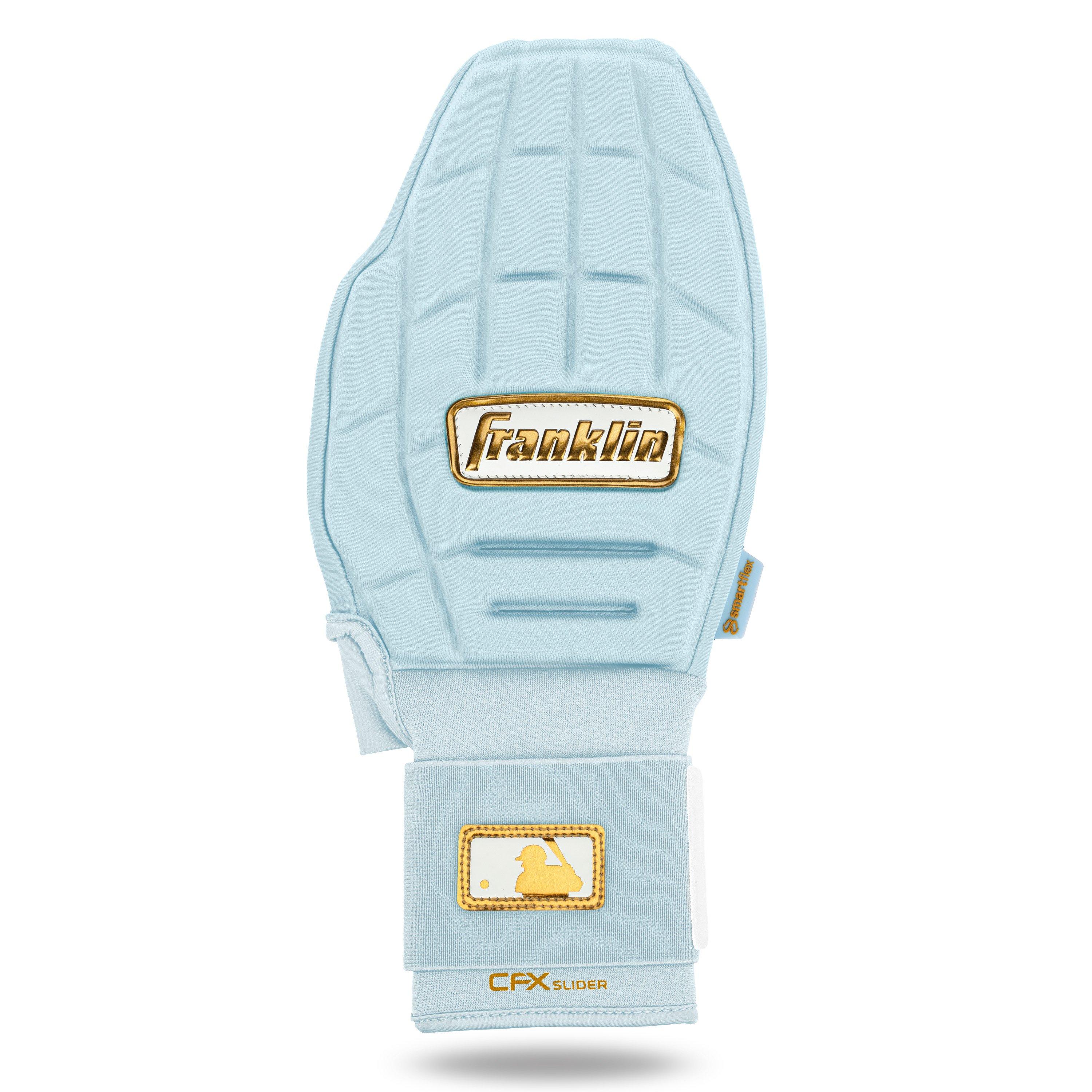 Franklin Sports MLB Youth CFX Slider PRT Protective Sliding Glove - Carolina Blue - CAROLINA BLUE Thumbnail View 1