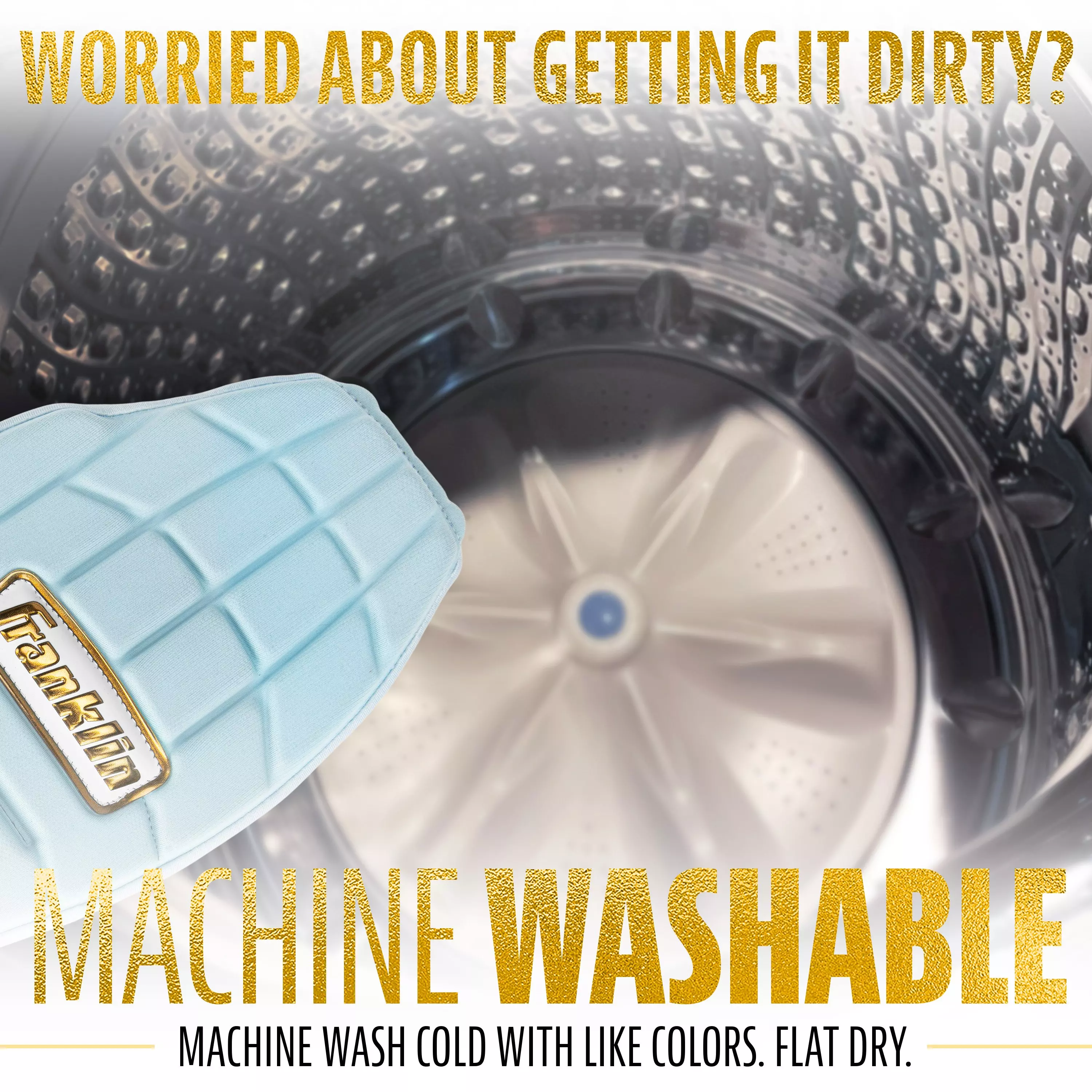 Franklin Sports MLB Youth CFX Slider PRT Protective Sliding Glove - Carolina Blue - CAROLINA BLUE