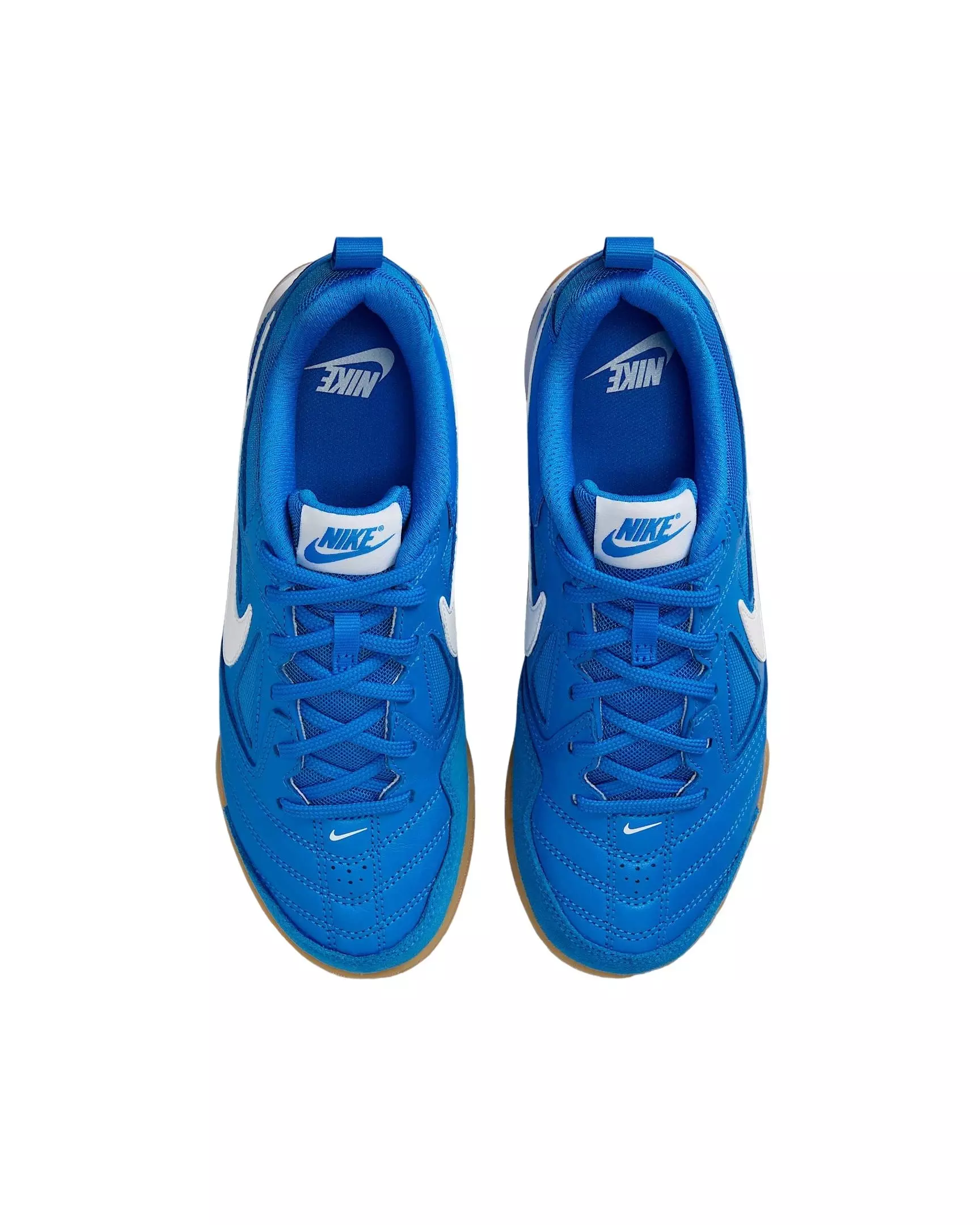 Nike Gato "Photo Blue/Gum Yellow/White" Grade School Boys' Shoe - BLUE/GUM/WHITE