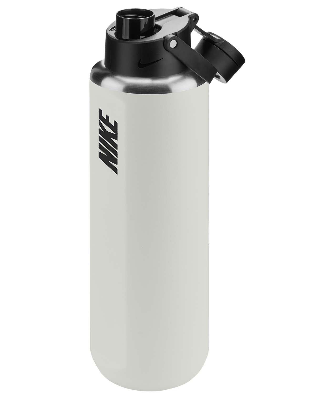 Nike Stainless Steel Recharge 32oz Chug Water Bottle - White/Black - WHITE/BLACK
