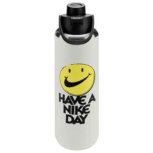 Nike Stainless Steel Recharge 32oz Chug Water Bottle - White/Black - WHITE/BLACK