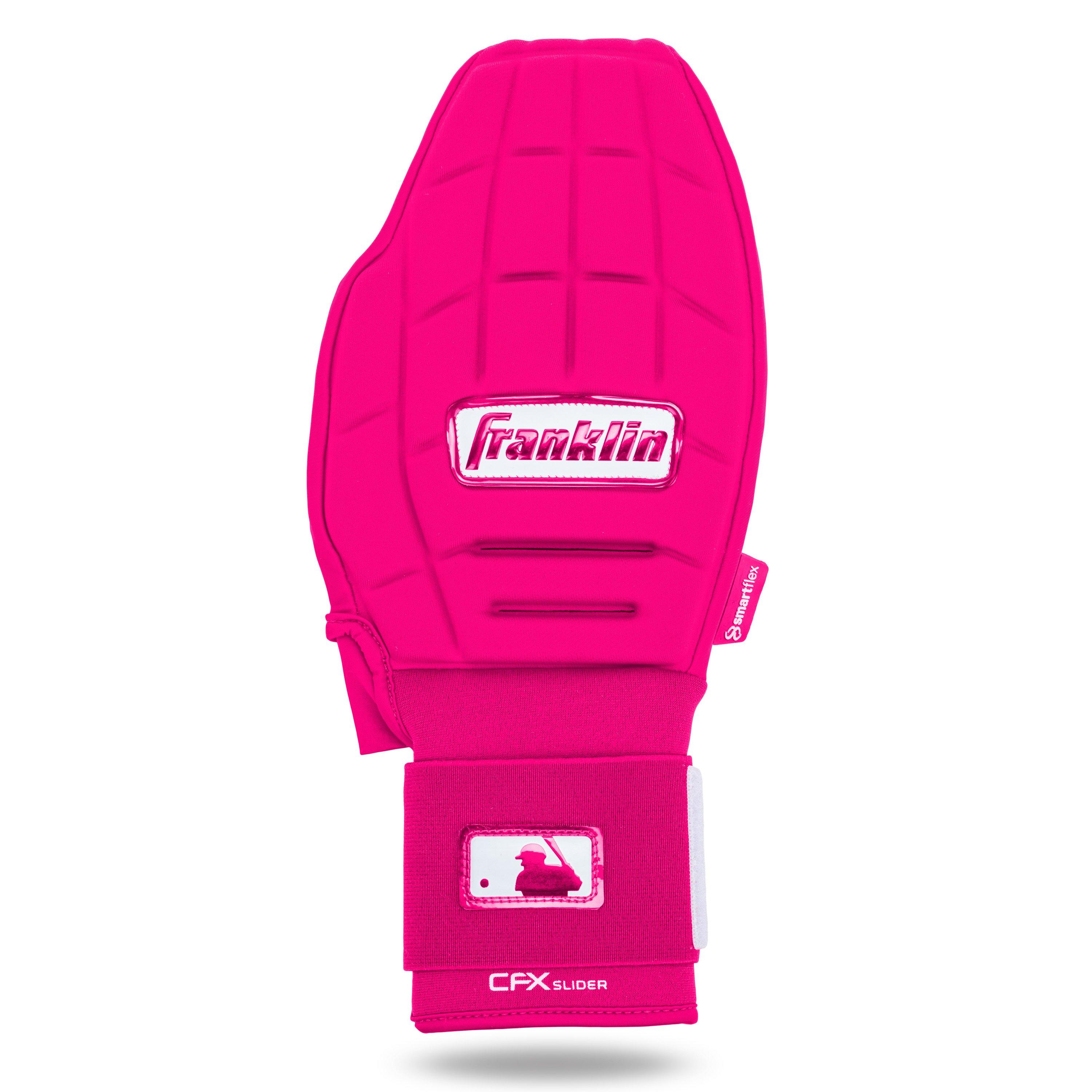 Franklin Sports MLB Youth CFX Slider PRT Protective Sliding Glove - Pink - PINK Thumbnail View 1