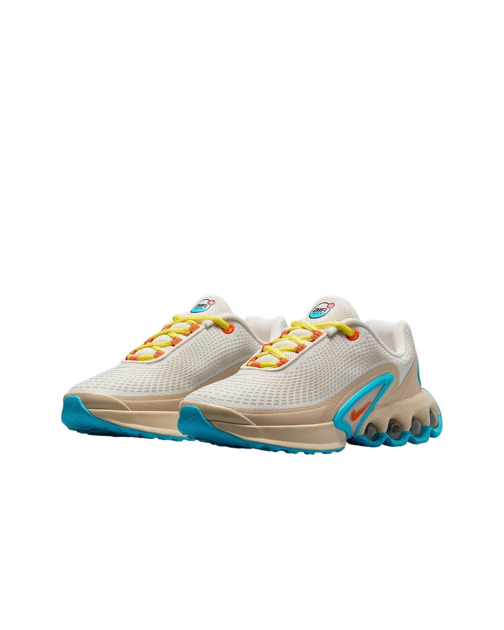 Nike Air Max Dn Grade School Boys' "Phantom/Sanddrift/Baltic Blue/Safety Orange" Shoe