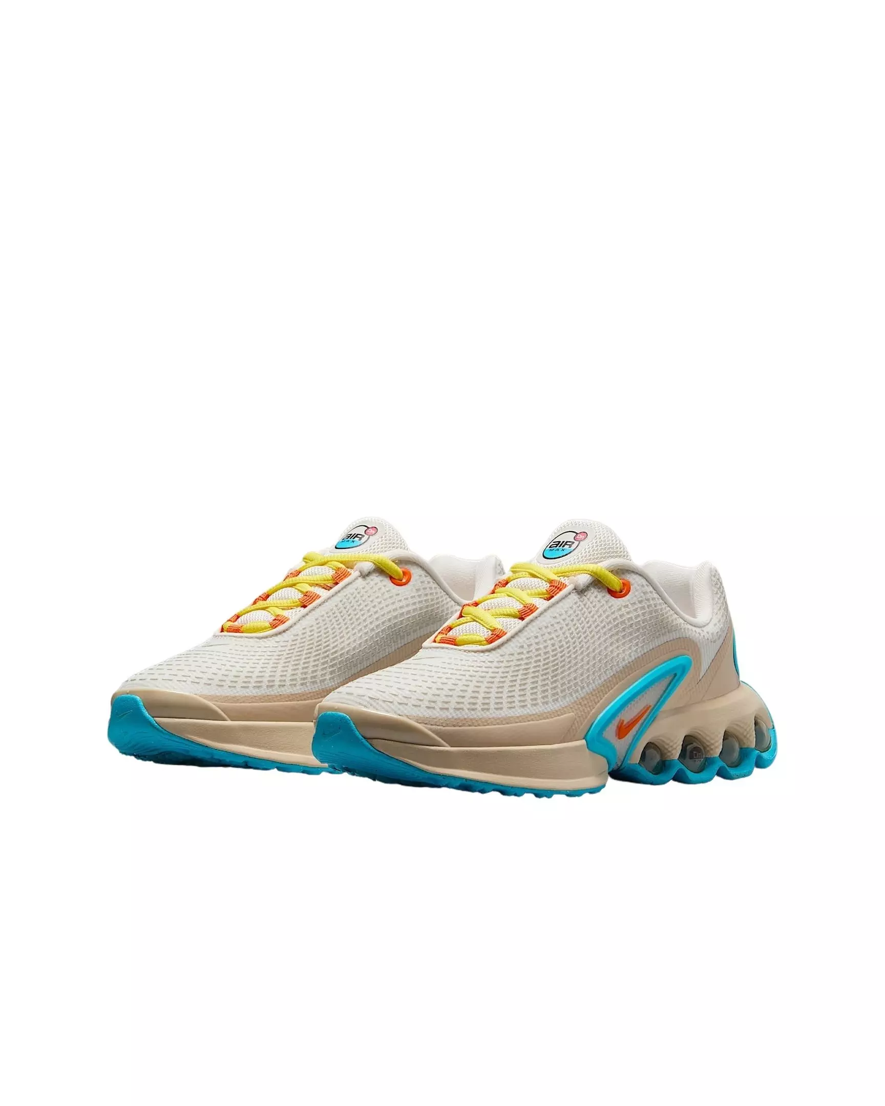 Nike Air Max Dn "Phantom/Sanddrift/Baltic Blue/Safety Orange" Grade School Boys' Shoe - PHANTOM/SANDDRIFT/BLUE/ORANGE