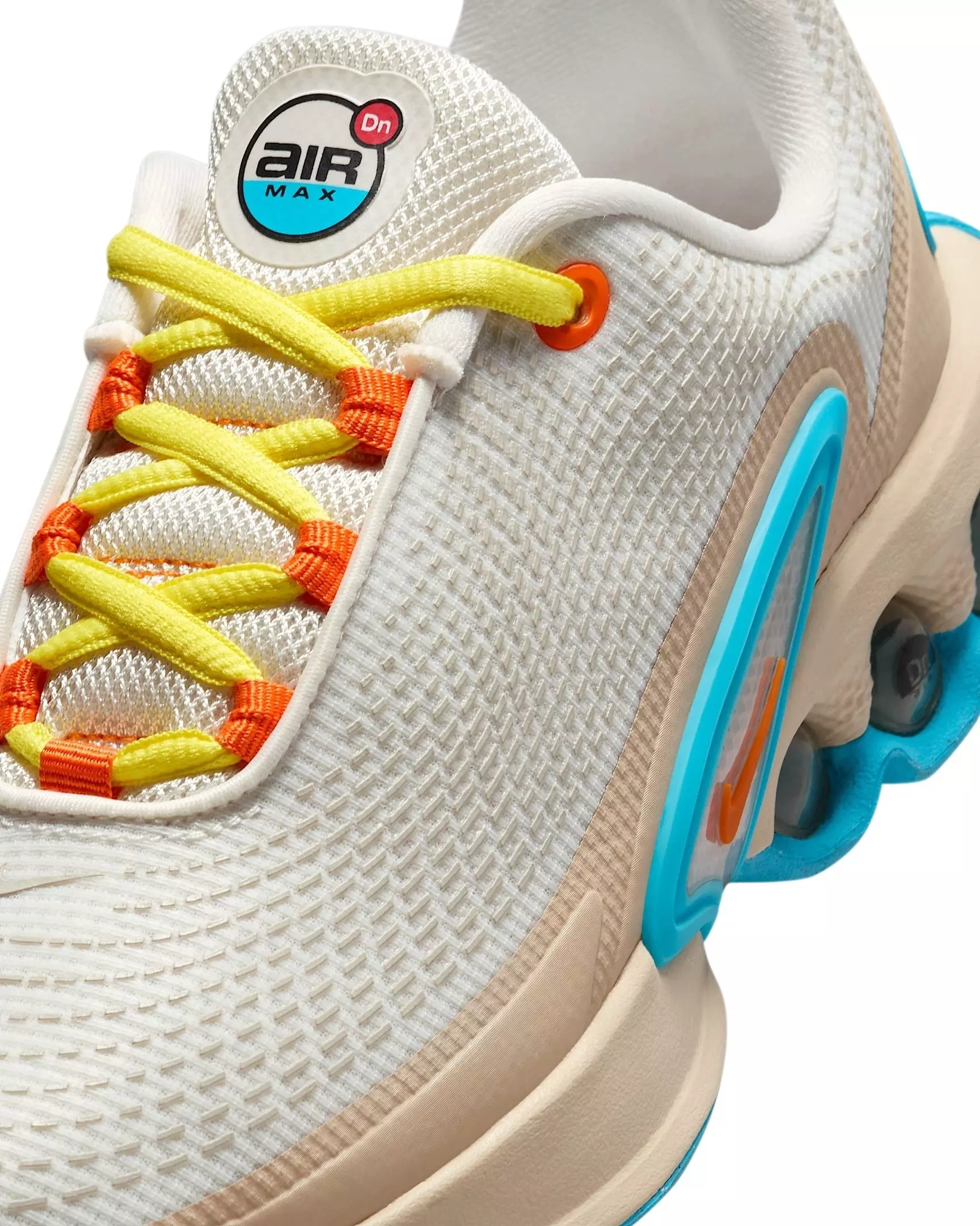 Nike Air Max Dn "Phantom/Sanddrift/Baltic Blue/Safety Orange" Grade School Boys' Shoe - PHANTOM/SANDDRIFT/BLUE/ORANGE